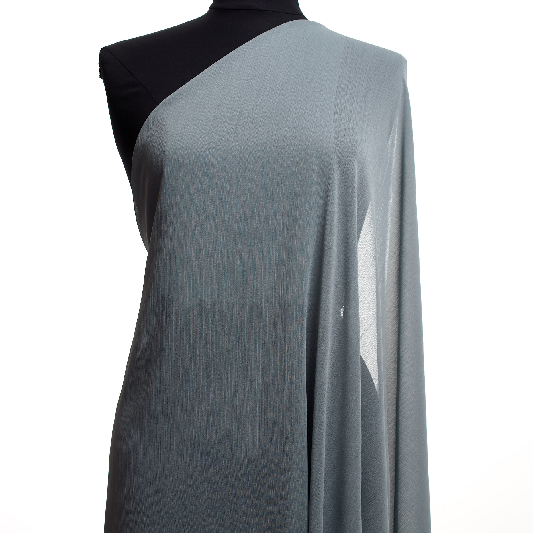 Szyfon, Krepa, Krepa, Silver Blue