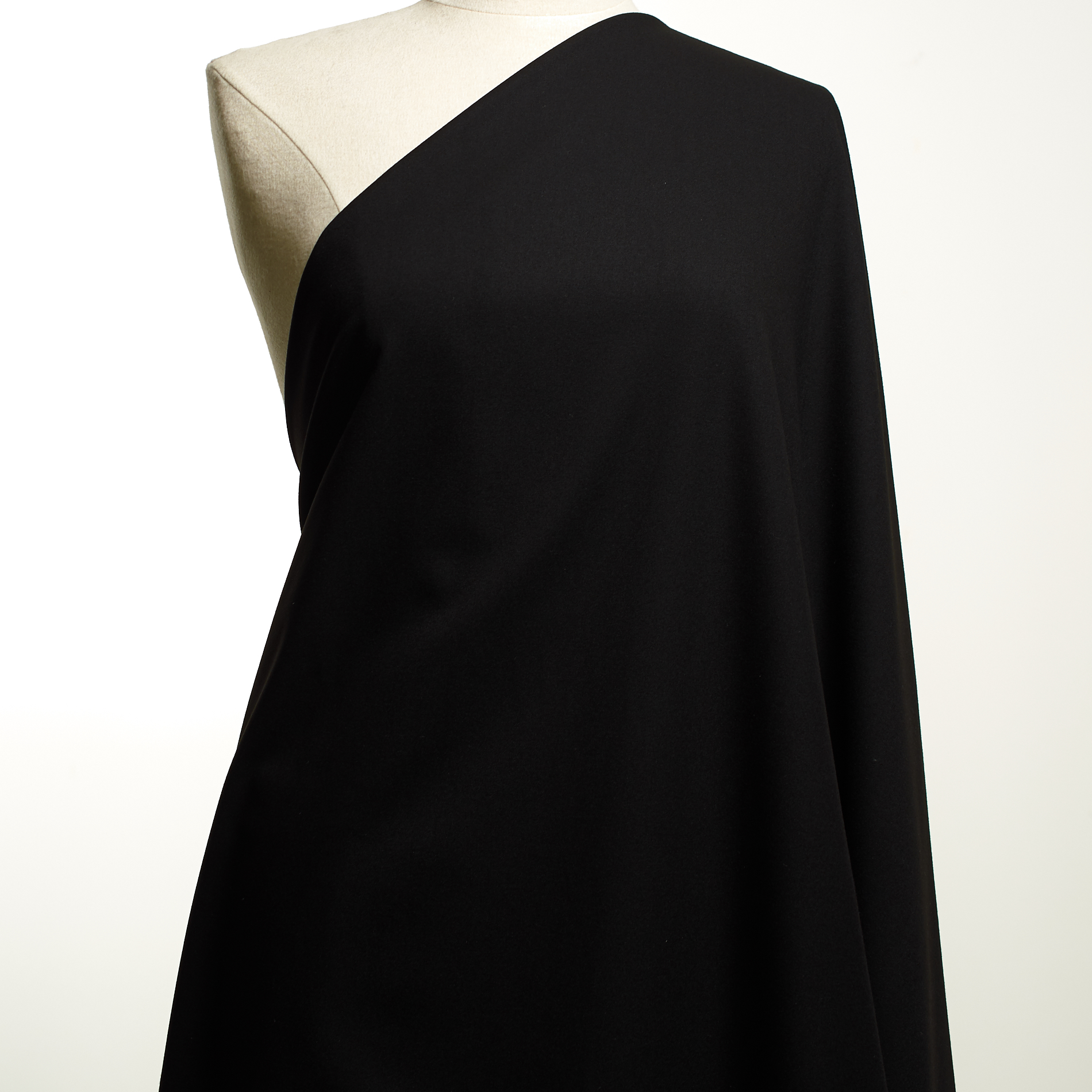 Viscose Blend, Elastic, Raven Black