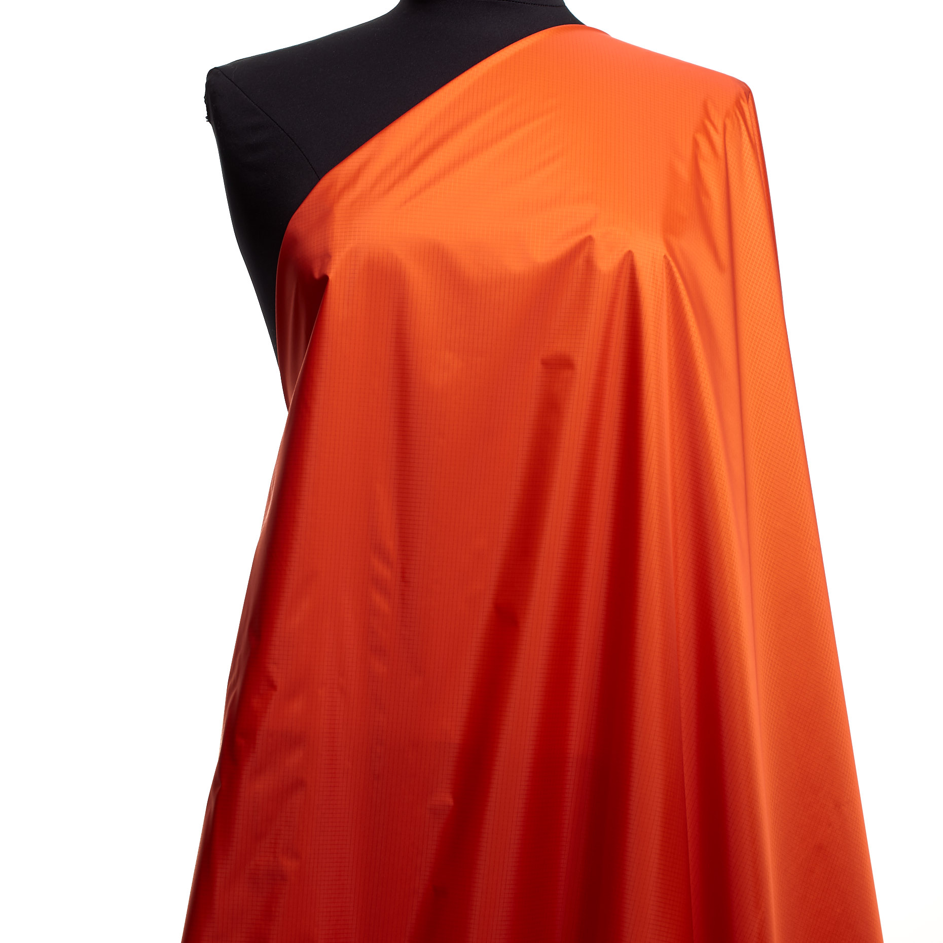 Ripstop, Coated, Water Repellent, Mandarin Red