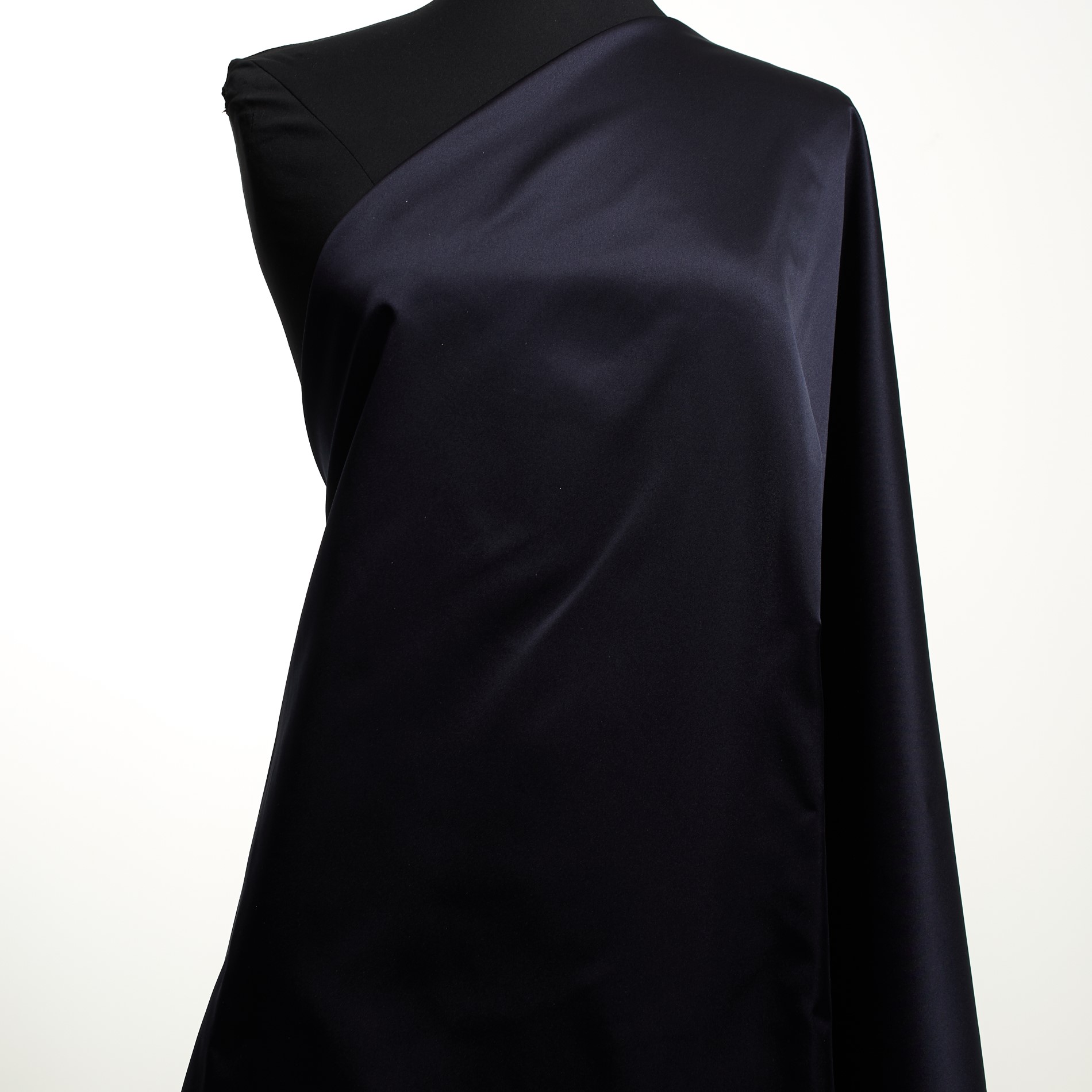 Silk, Duchesse, Satin, Dark Blue