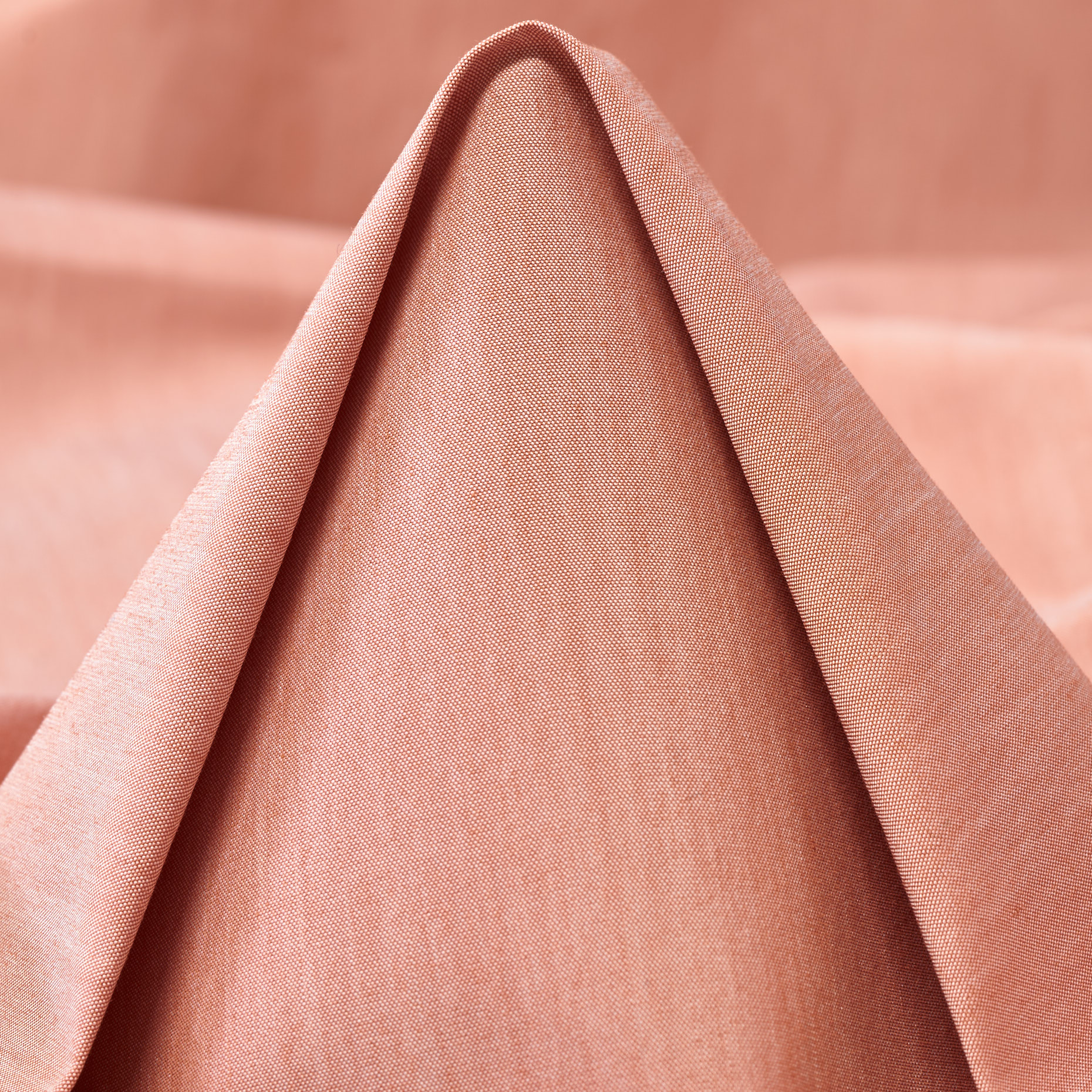 CHAMBRAY, COTTON, ELASTIC, SHRIMP (F000045157)