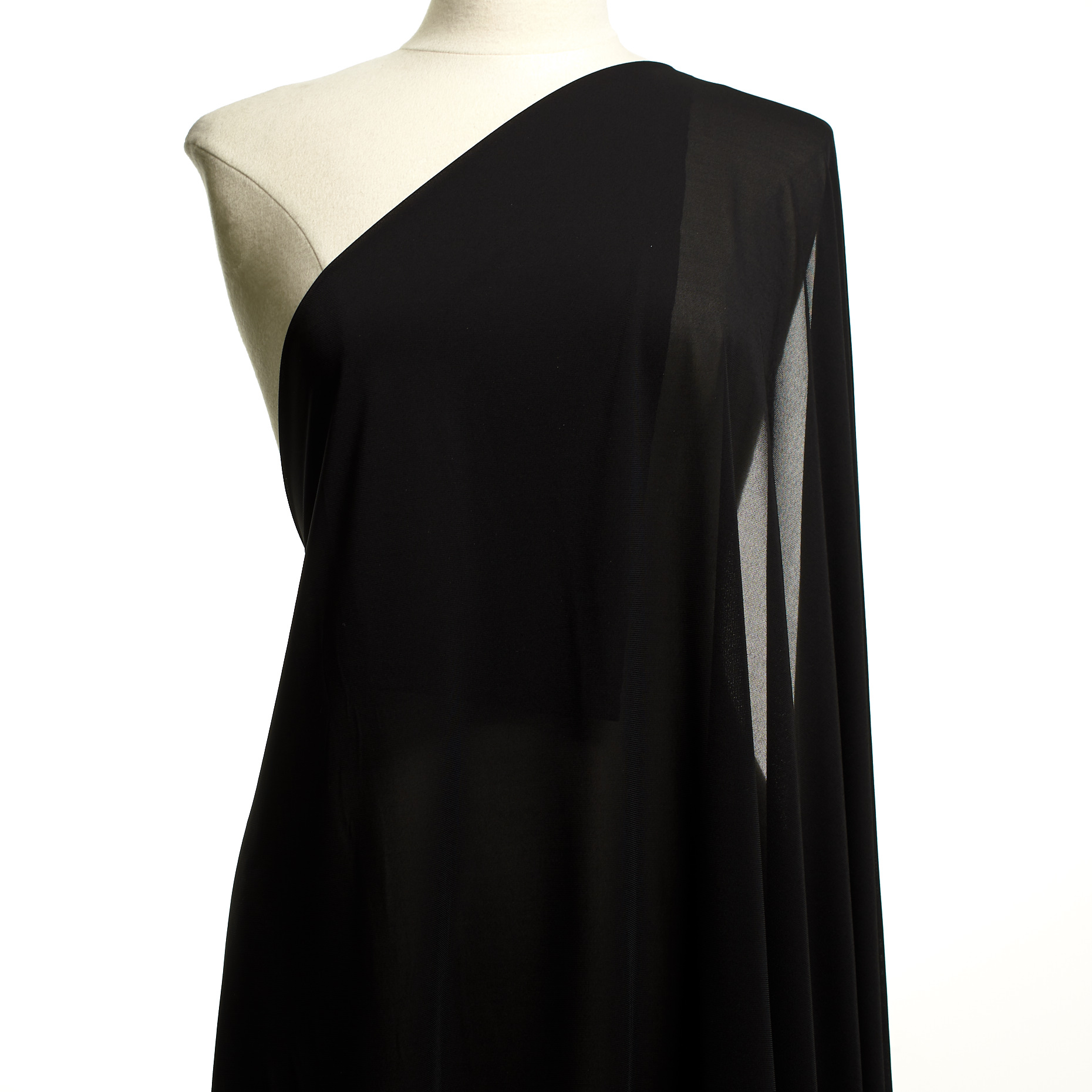 Lining, Jersey, Viscose, Raven Black