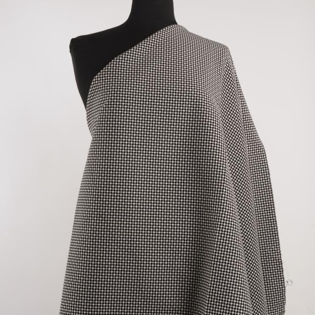 JACQUARD, COTTON, IVORY&RAVEN BLACK