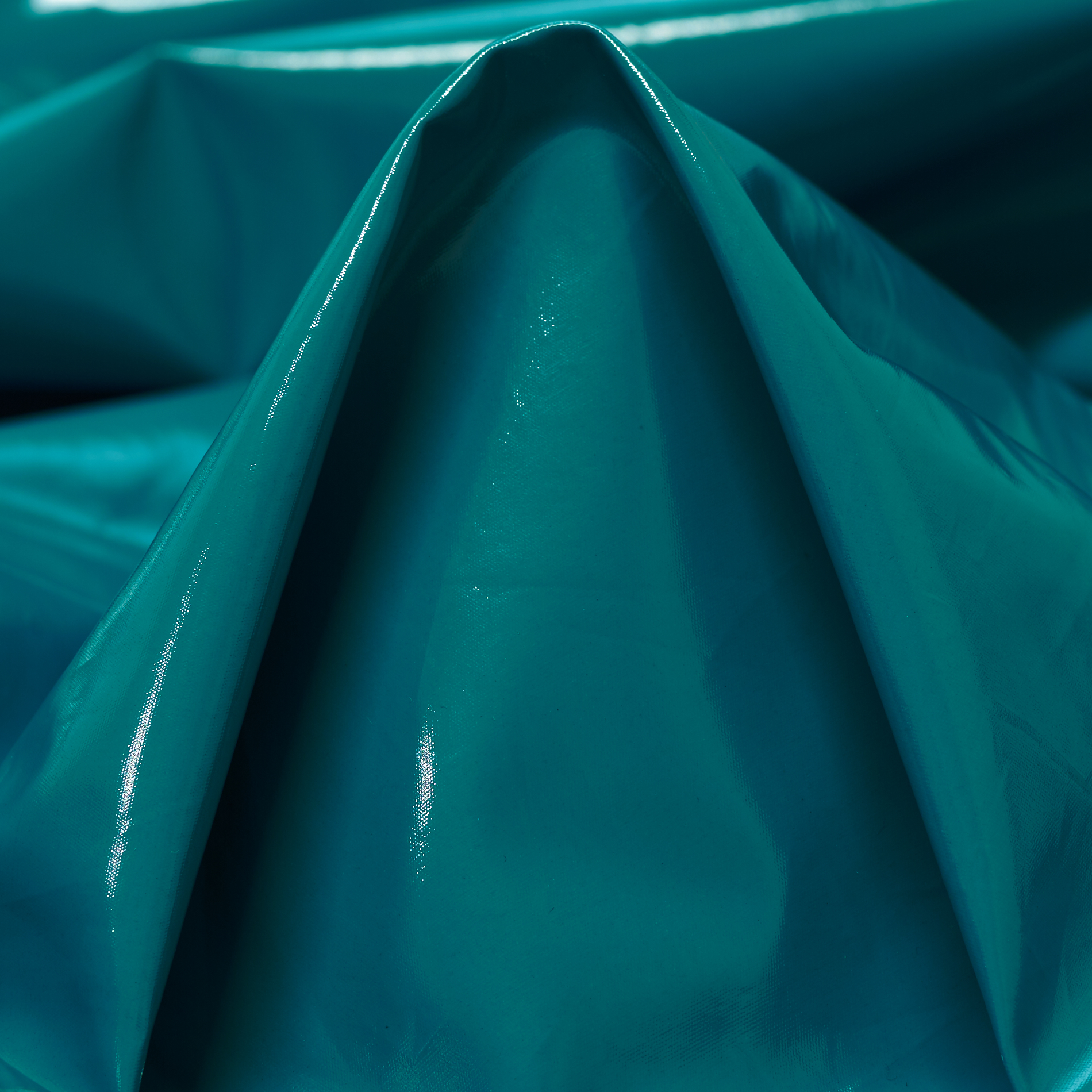 Baumwolle, Beschichtet , Wasserabweisend, Pagoda Blue