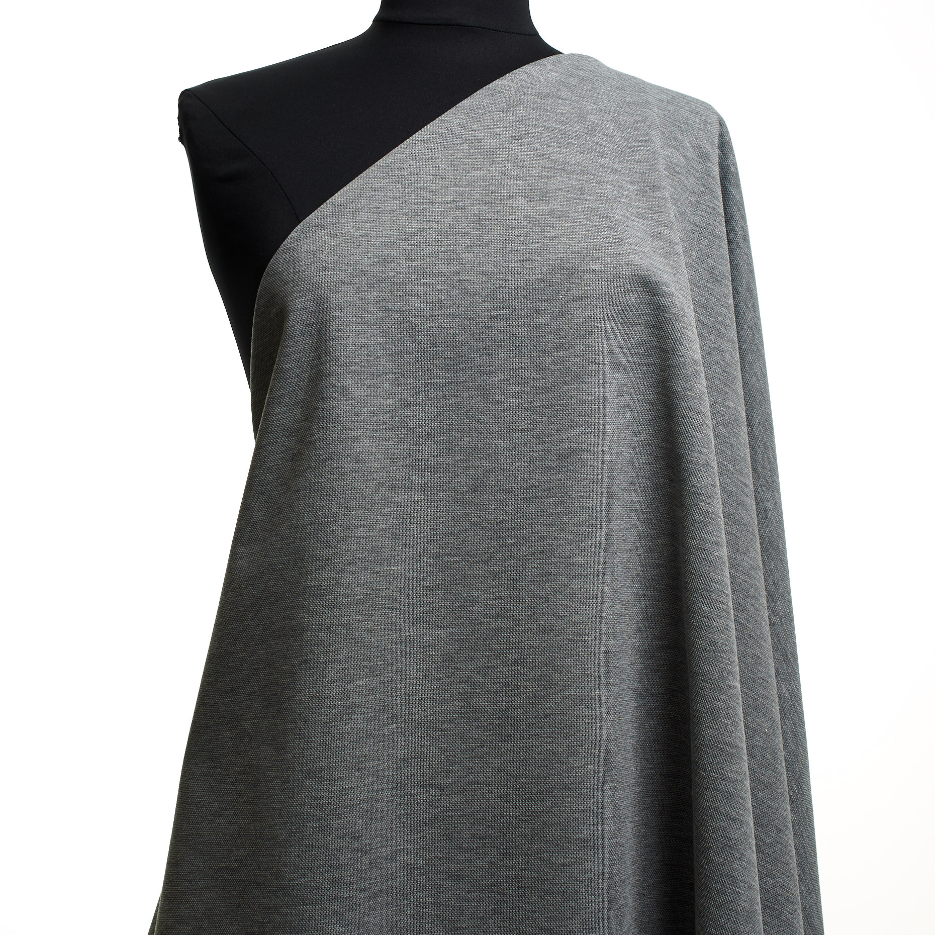 Jersey, Double, Mieszanka wiskozy, Ghost Gray
