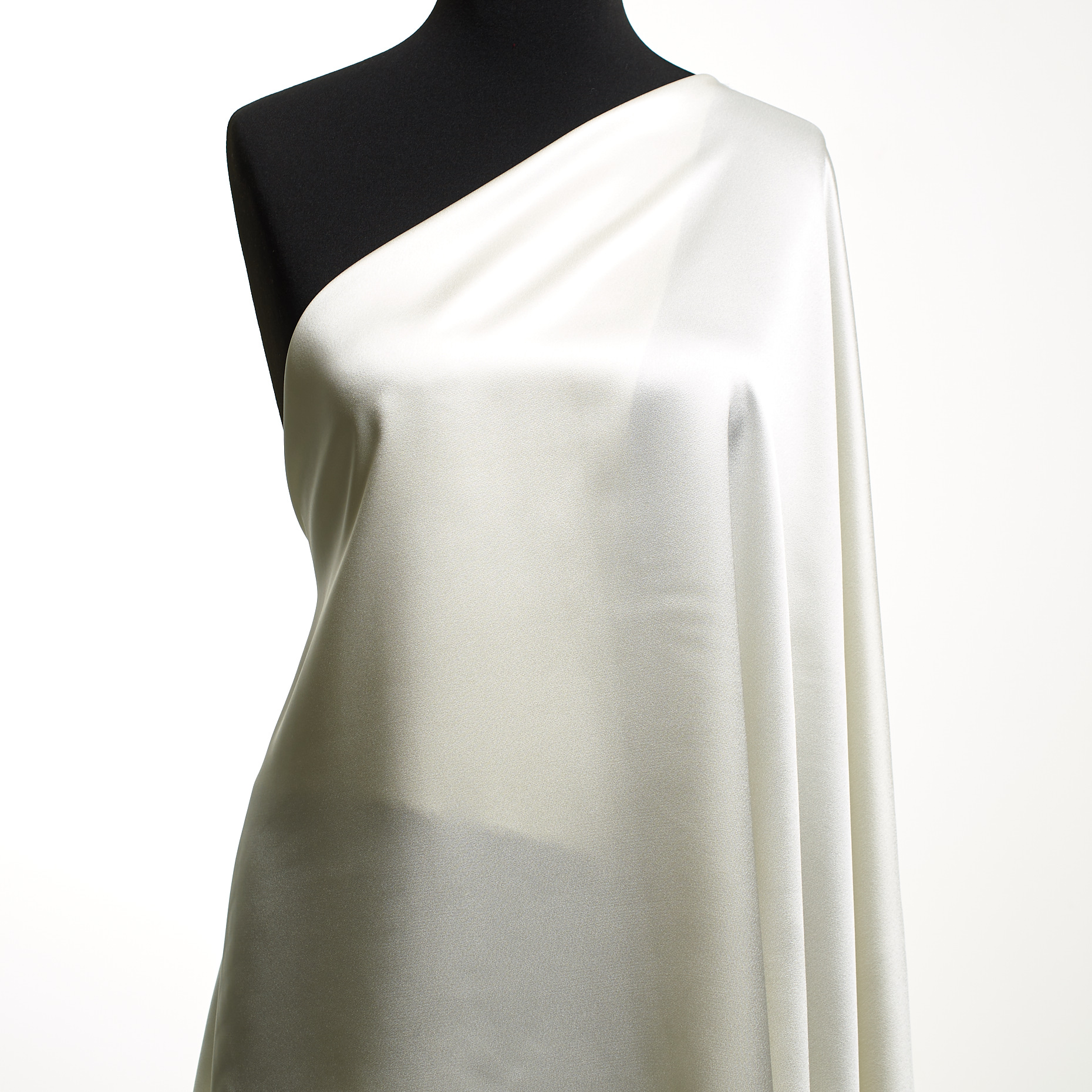 SATIN, VISCOSE, BRILLIANT WHITE