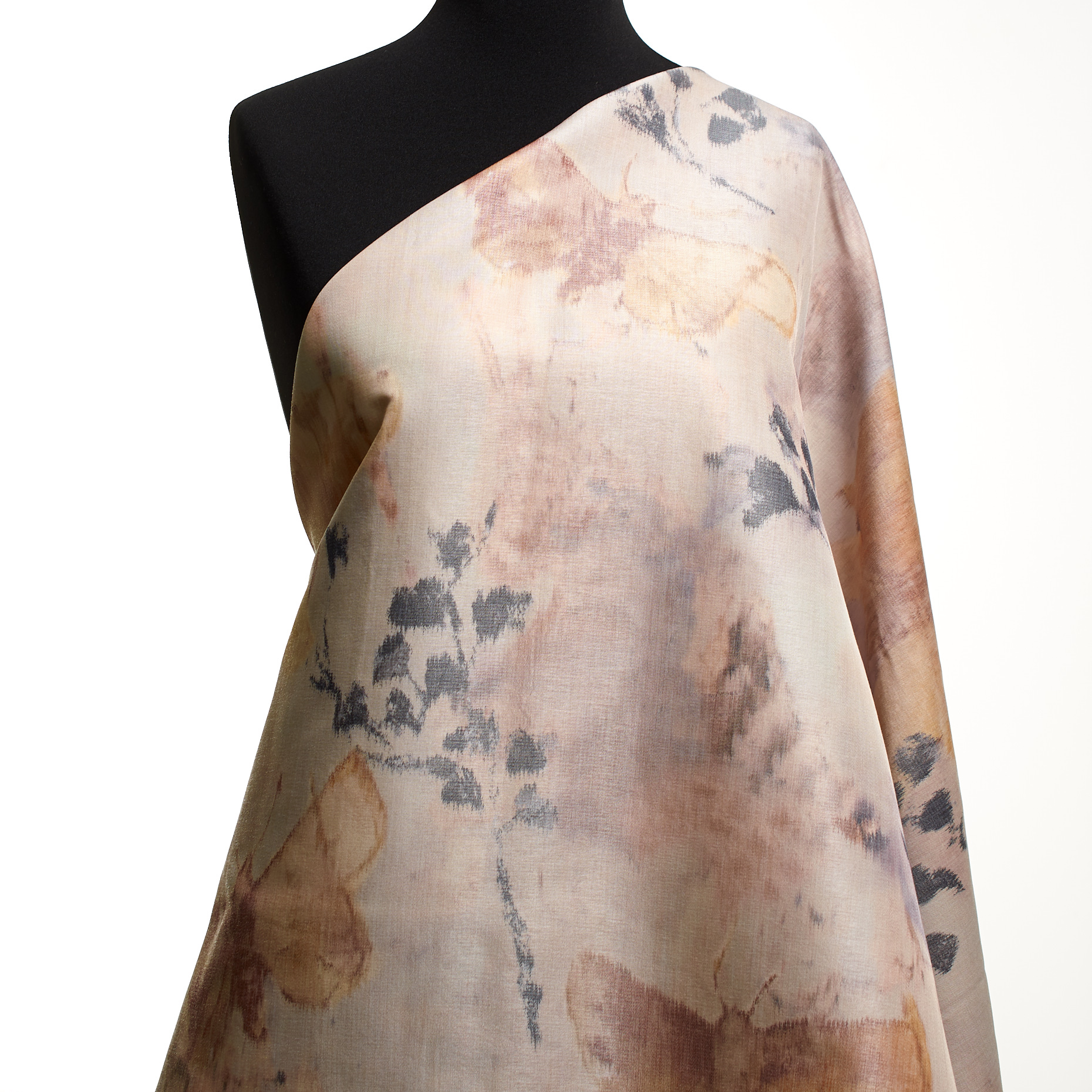 JACQUARD, CHINÉ, PERFECTLY PALE&STEEL GRAY