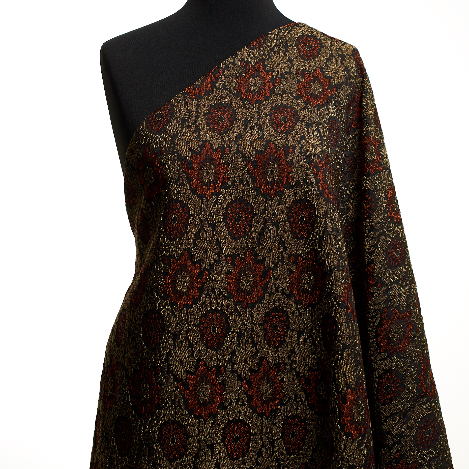 Jacquard, Floreale, Light Taupe&Ketchup