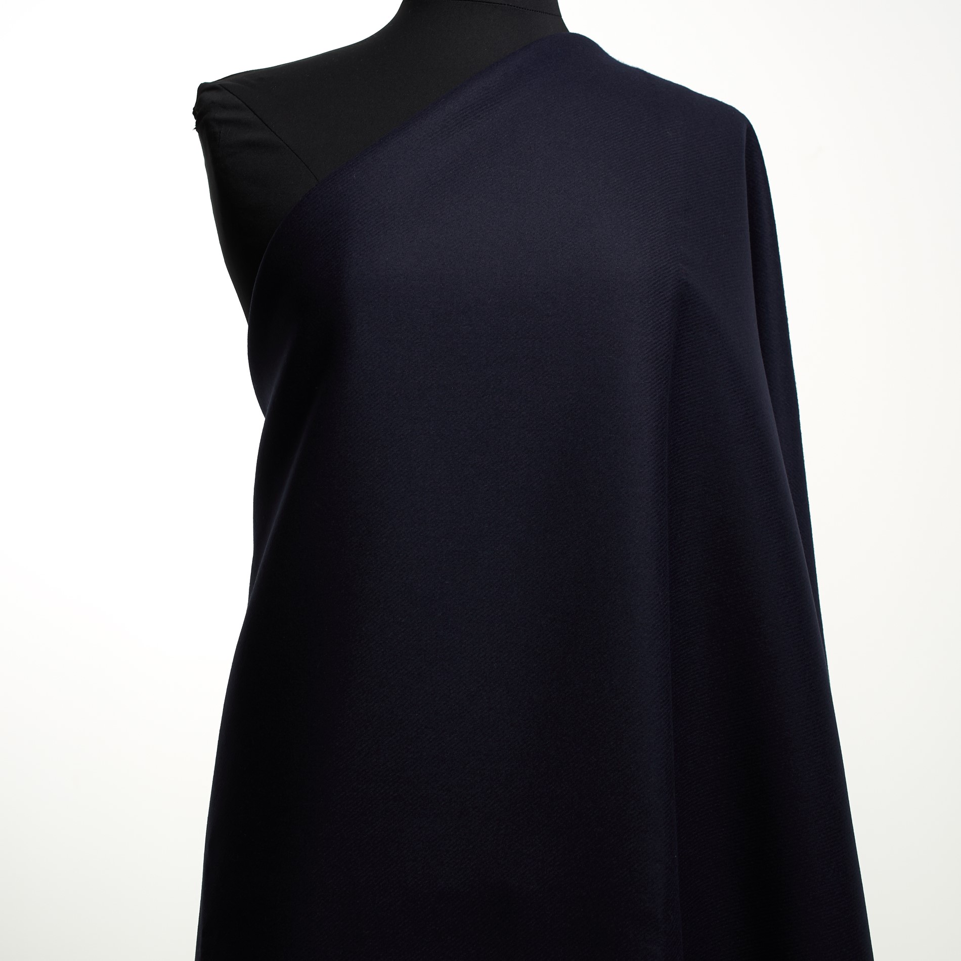 DOUBLE, VIRGIN WOOL, CASHMERE BLEND, MIDNIGHT BLUE