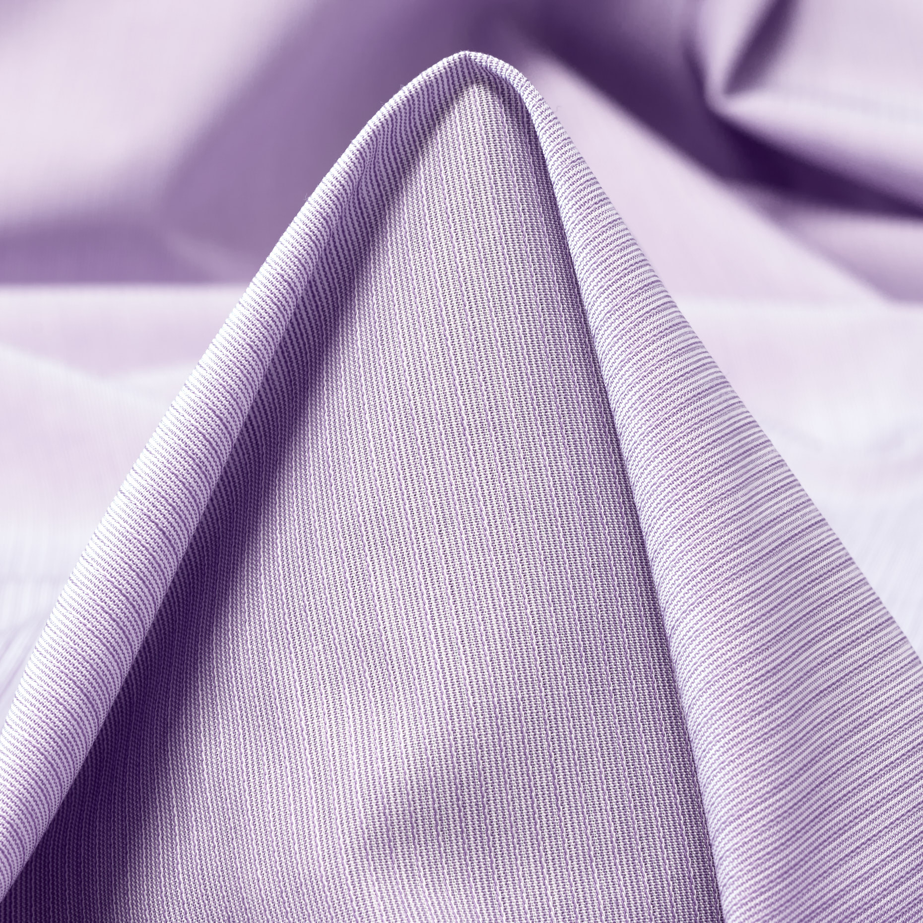 COTTON, STRIPES, LAVENDER BLUE