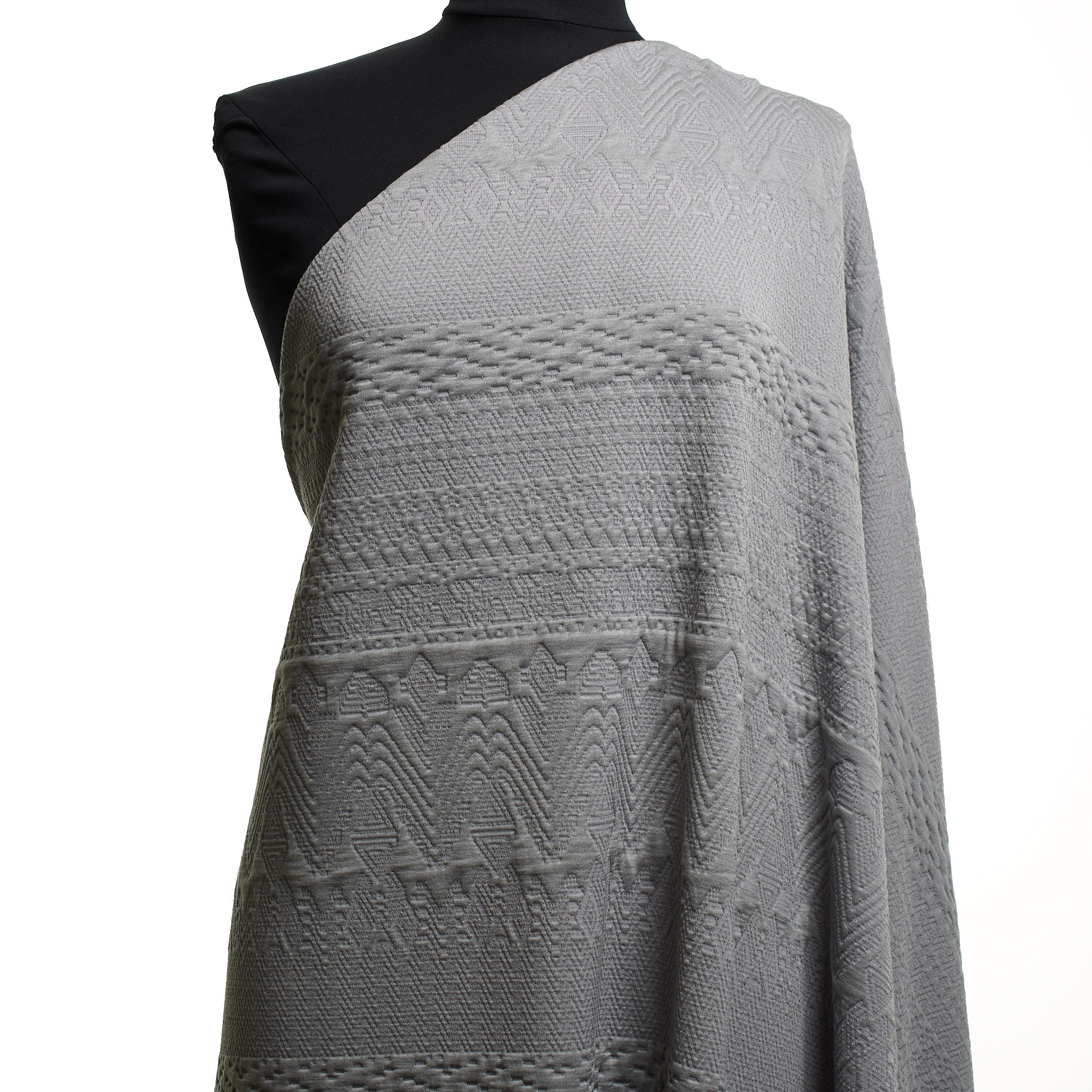 JERSEY, JACQUARD, PEACAN NUT