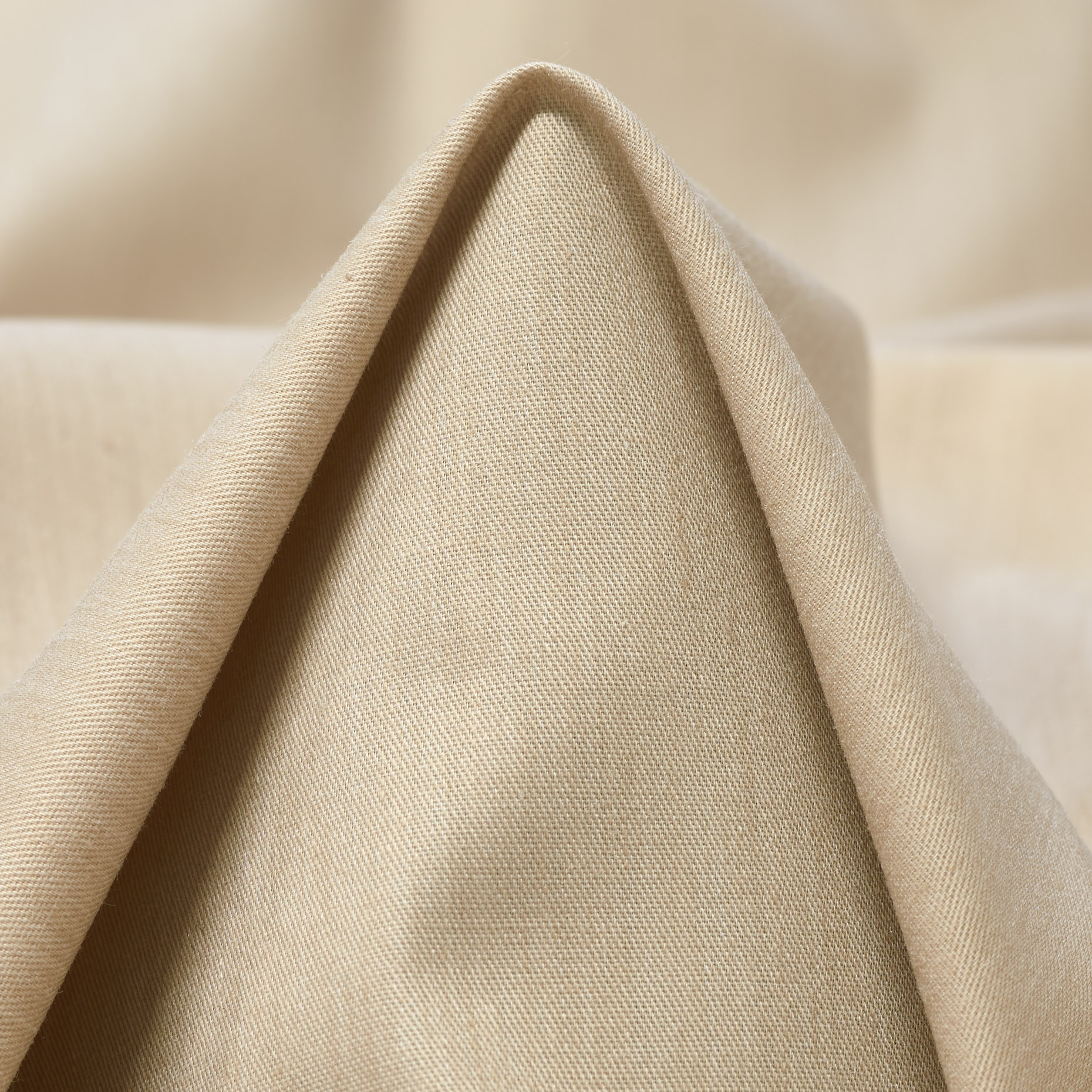 Twill, Mieszanka bawełny, Oyster Gray