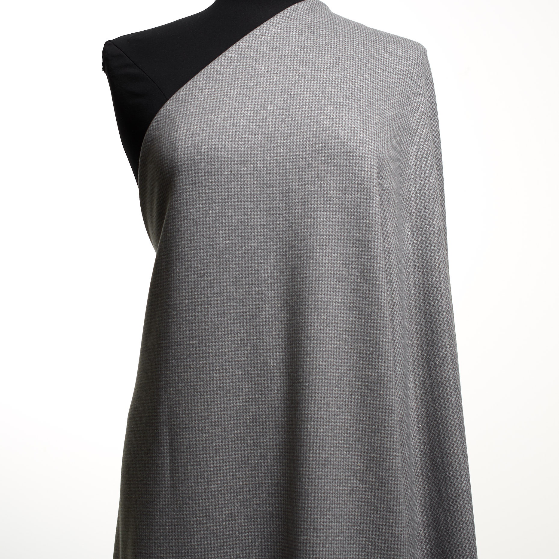 Jersey, Cotton, Houndstooth, Chiseled Stone