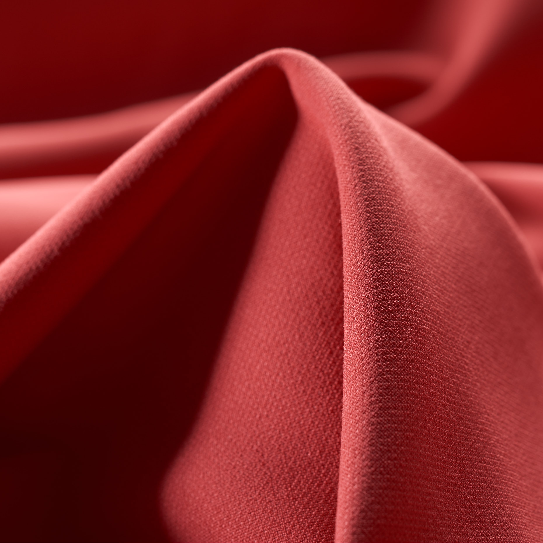 TWILL, VISCOSE BLEND, ELASTIC, DEEP SEA CORAL (F000024253)