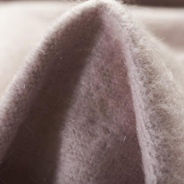 JERSEY, MOHAIR, BONDED, ROSE QUARTZ
