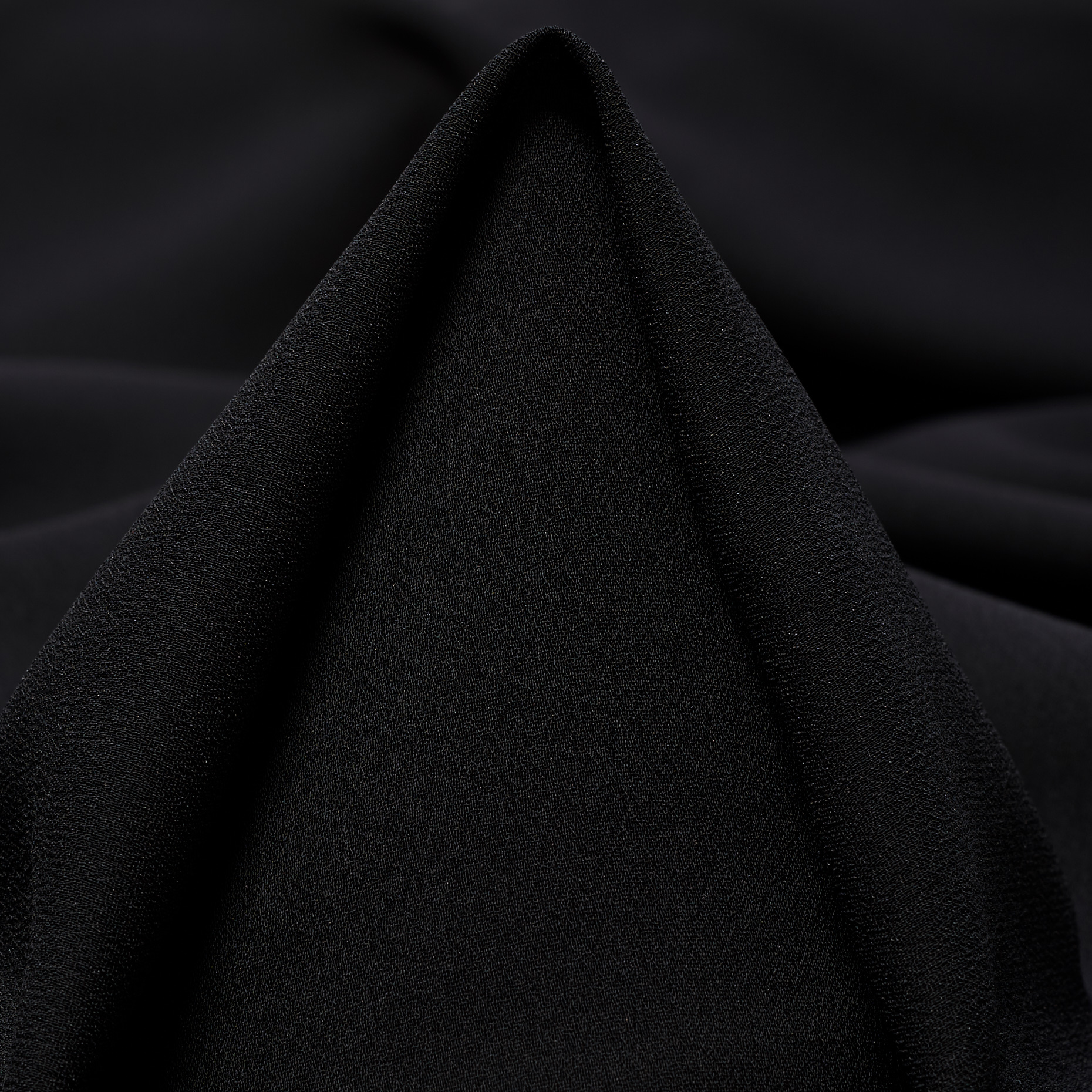 CHIFFON, VISCOSE, BLACK BEAUTY
