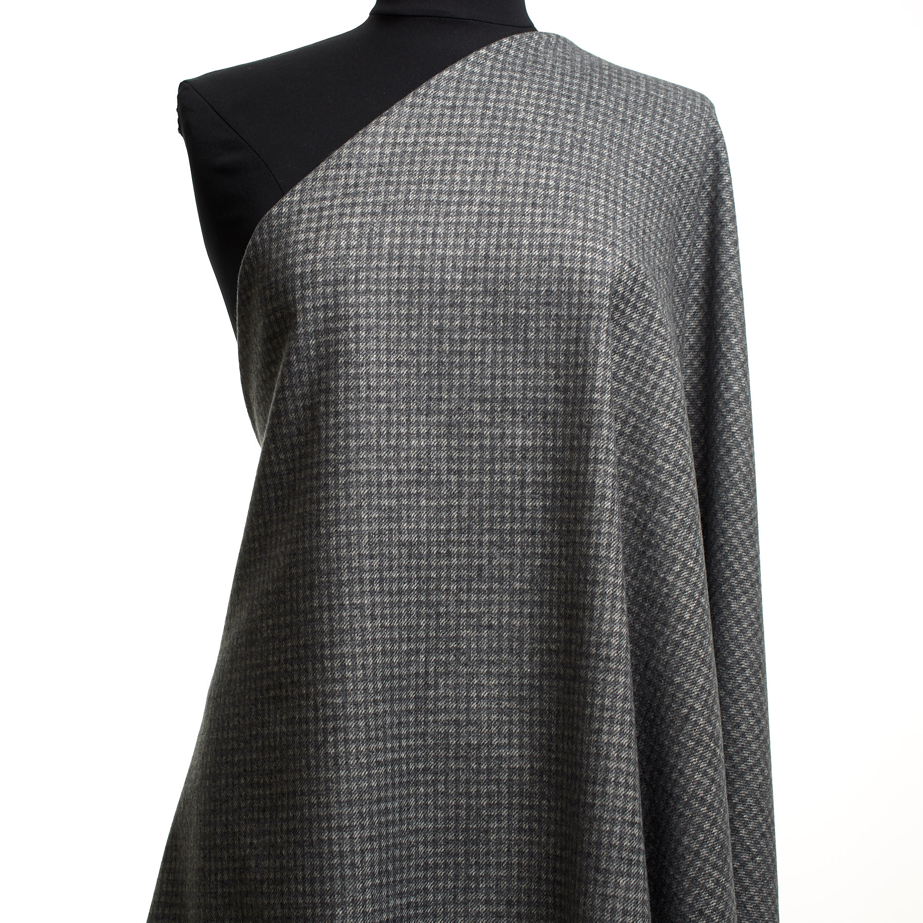 Flannel, Cotton Blend, Elastic, Titanium