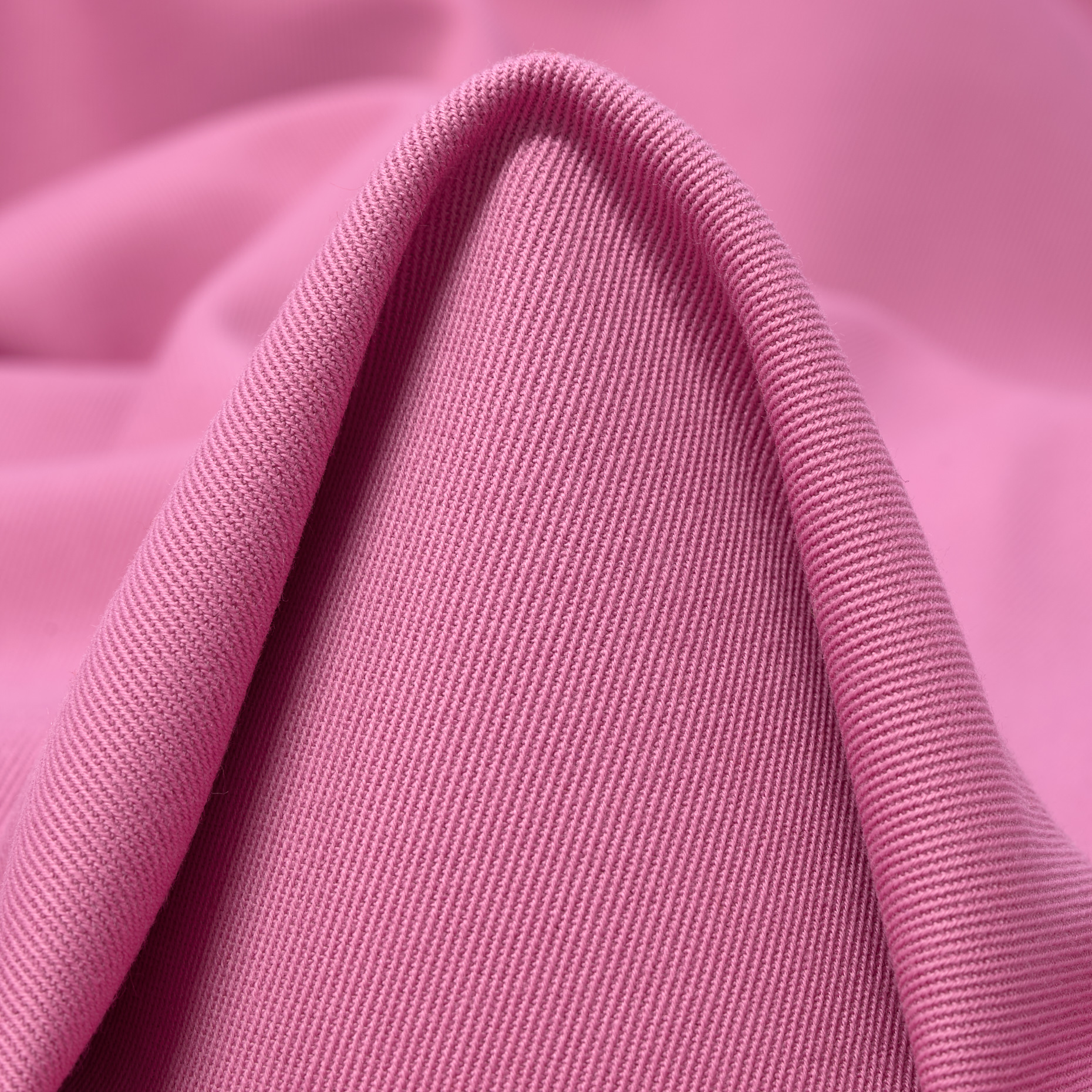 Twill, Bawełna, Stretch, Fuchsia Pink