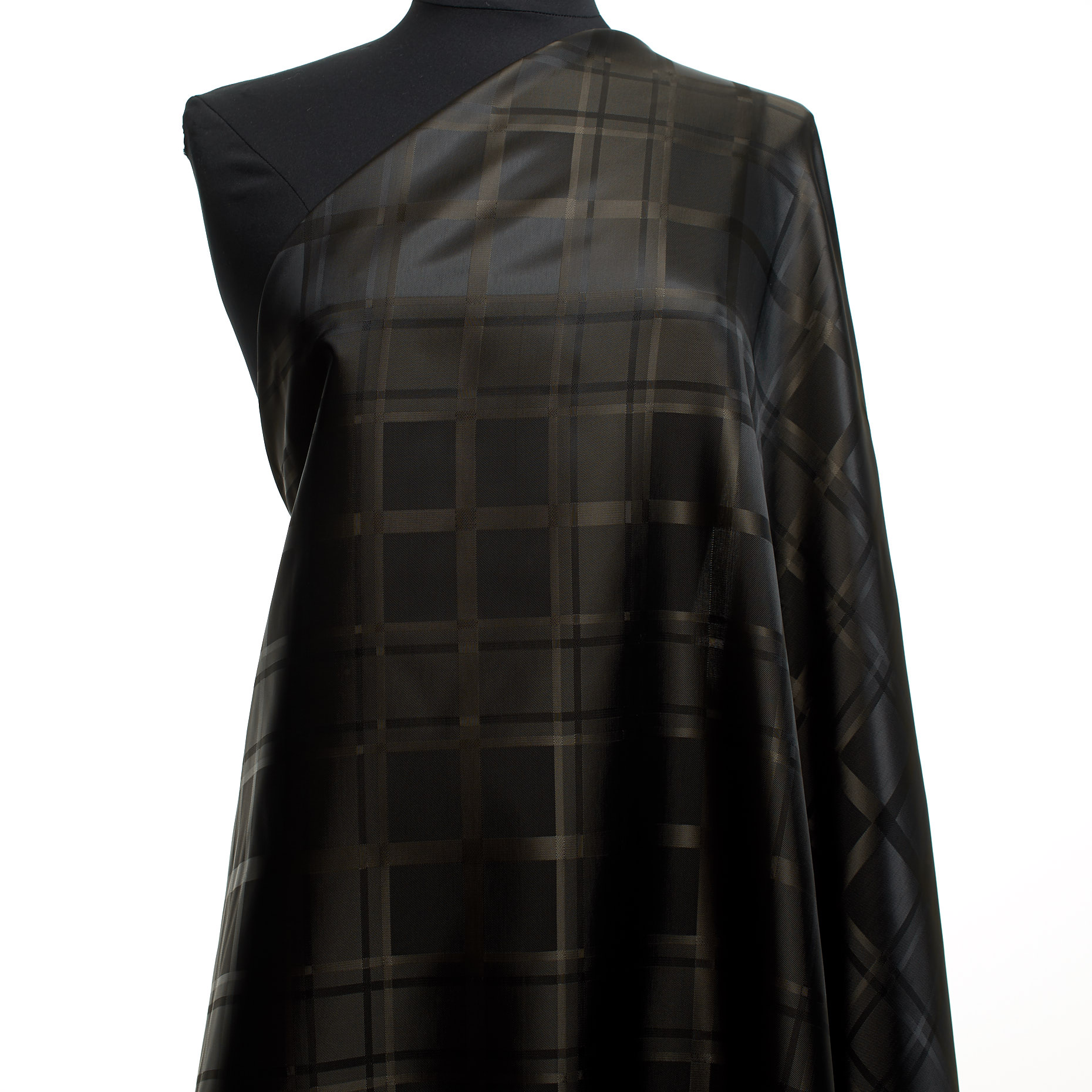 Lining, Viscose, Acetate, Jet Black