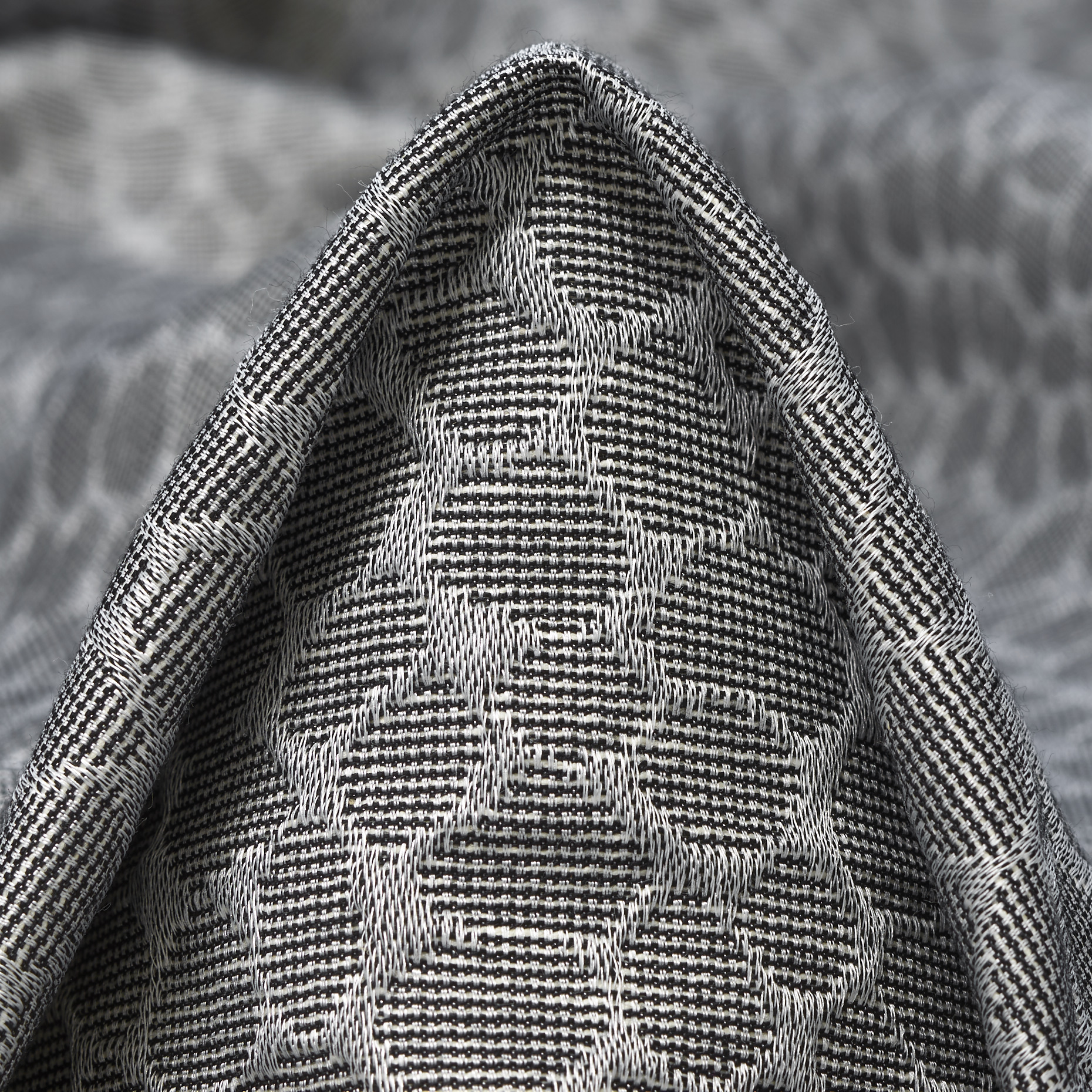 JACQUARD, COTTON, CHISELED STONE