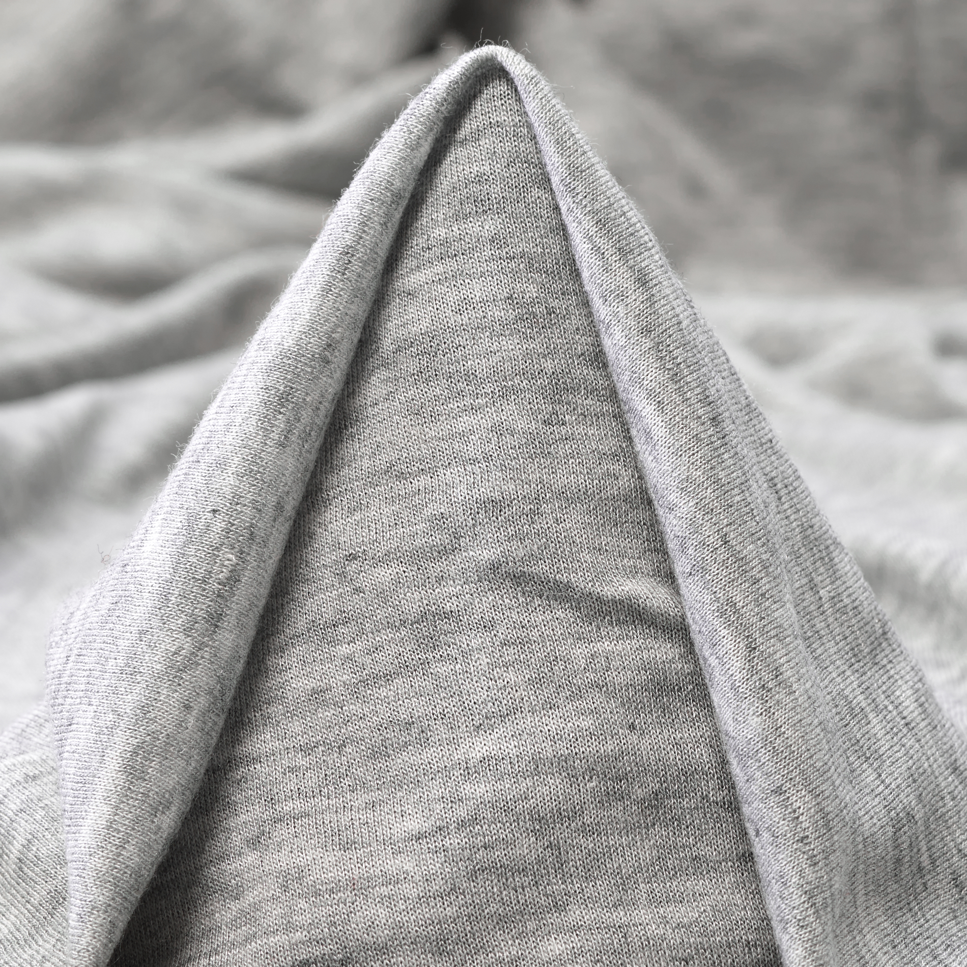 SINGLE JERSEY, VISCOSE, MELANGE, FOG