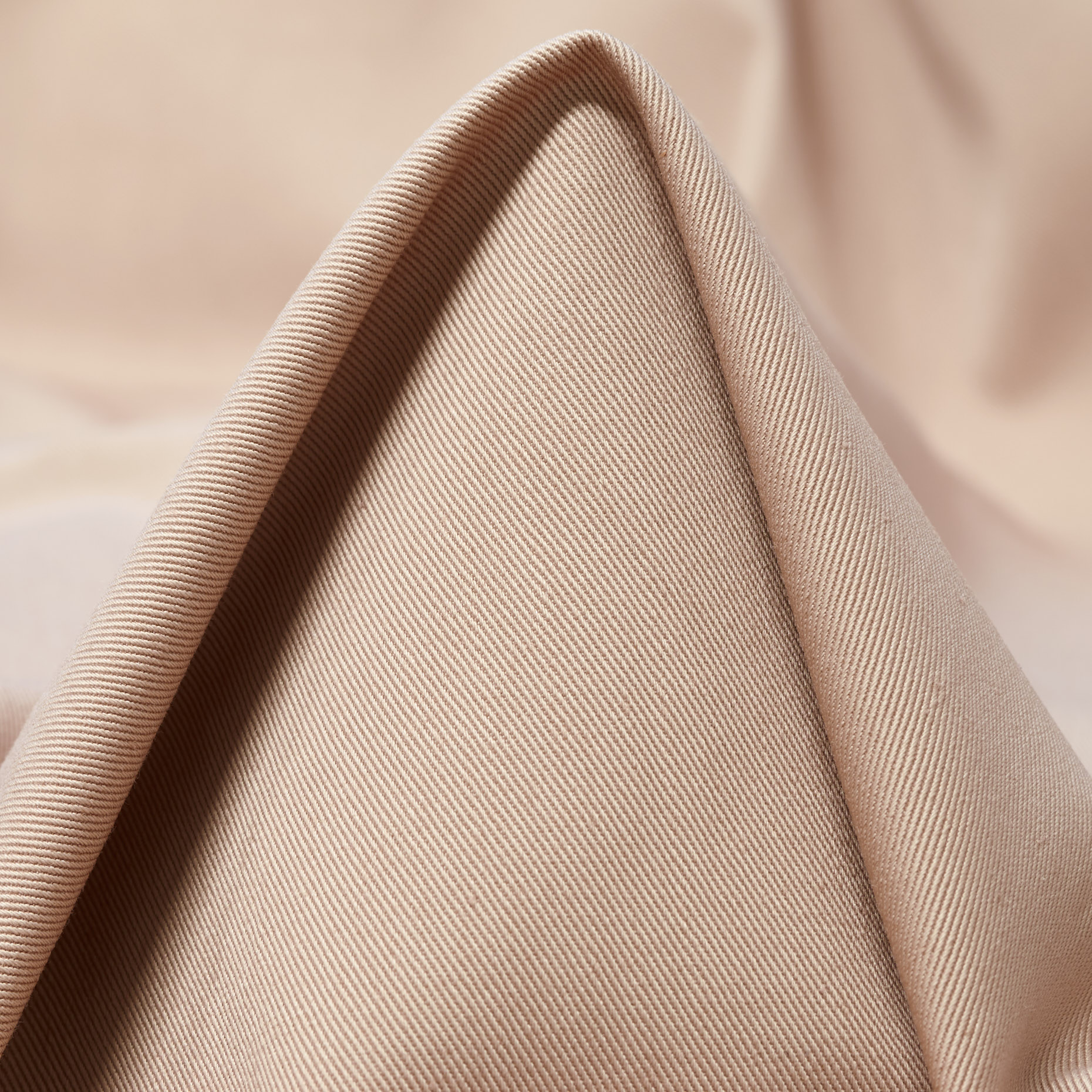 Twill, Cotton, Elastic, Brown Rice