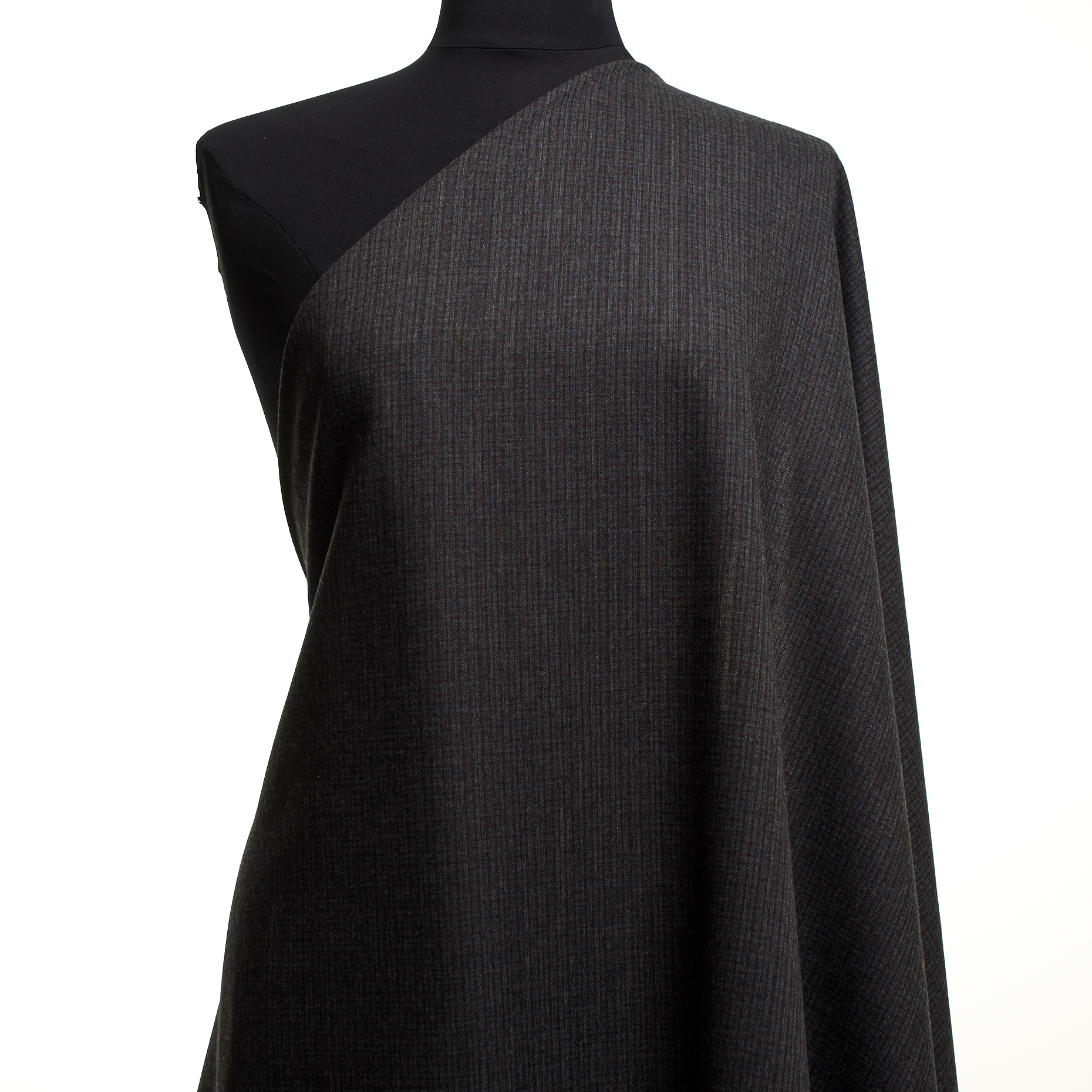 VIRGIN WOOL, CHECK, DARK SHADOW