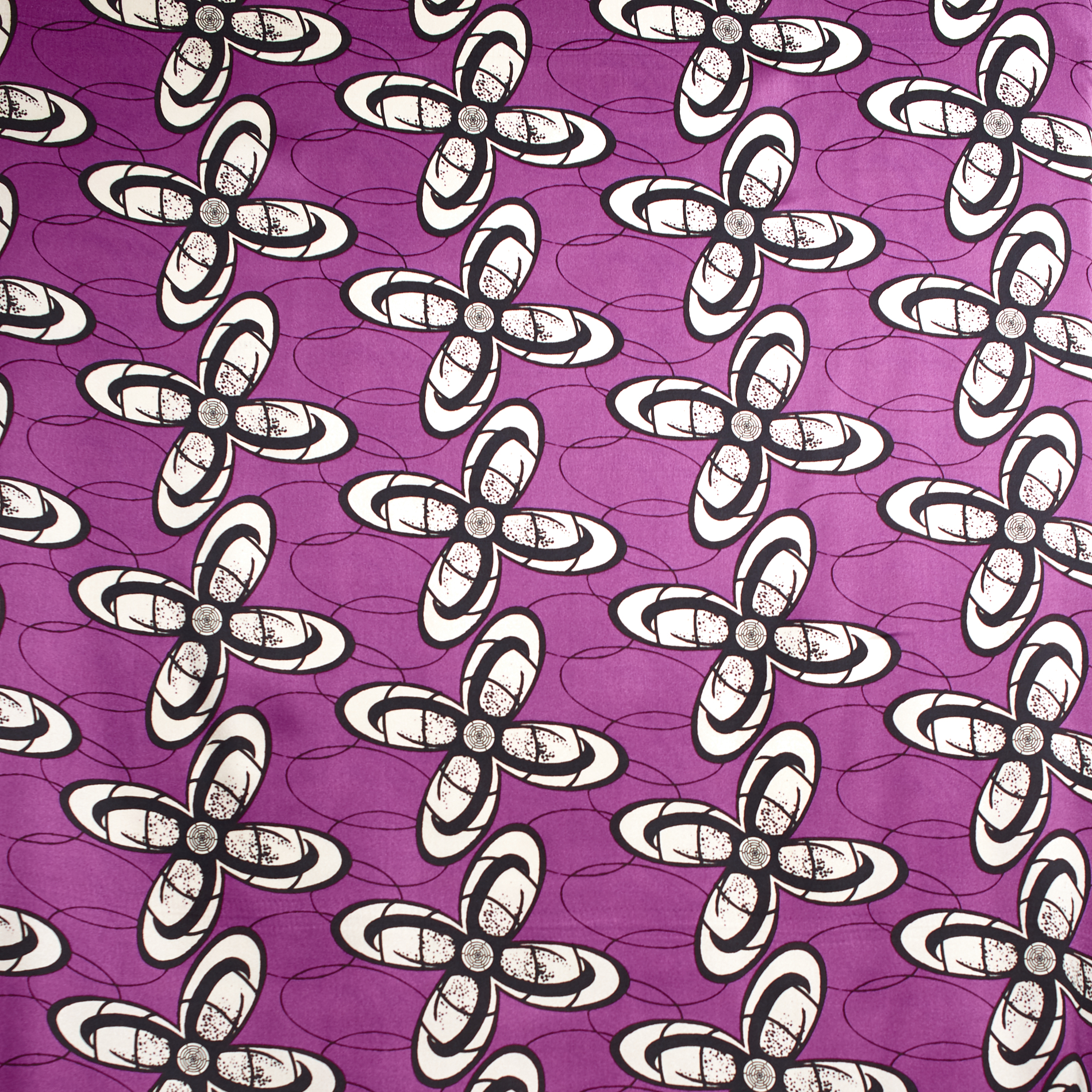 Шелк, Сатин, Принт, Real Purple