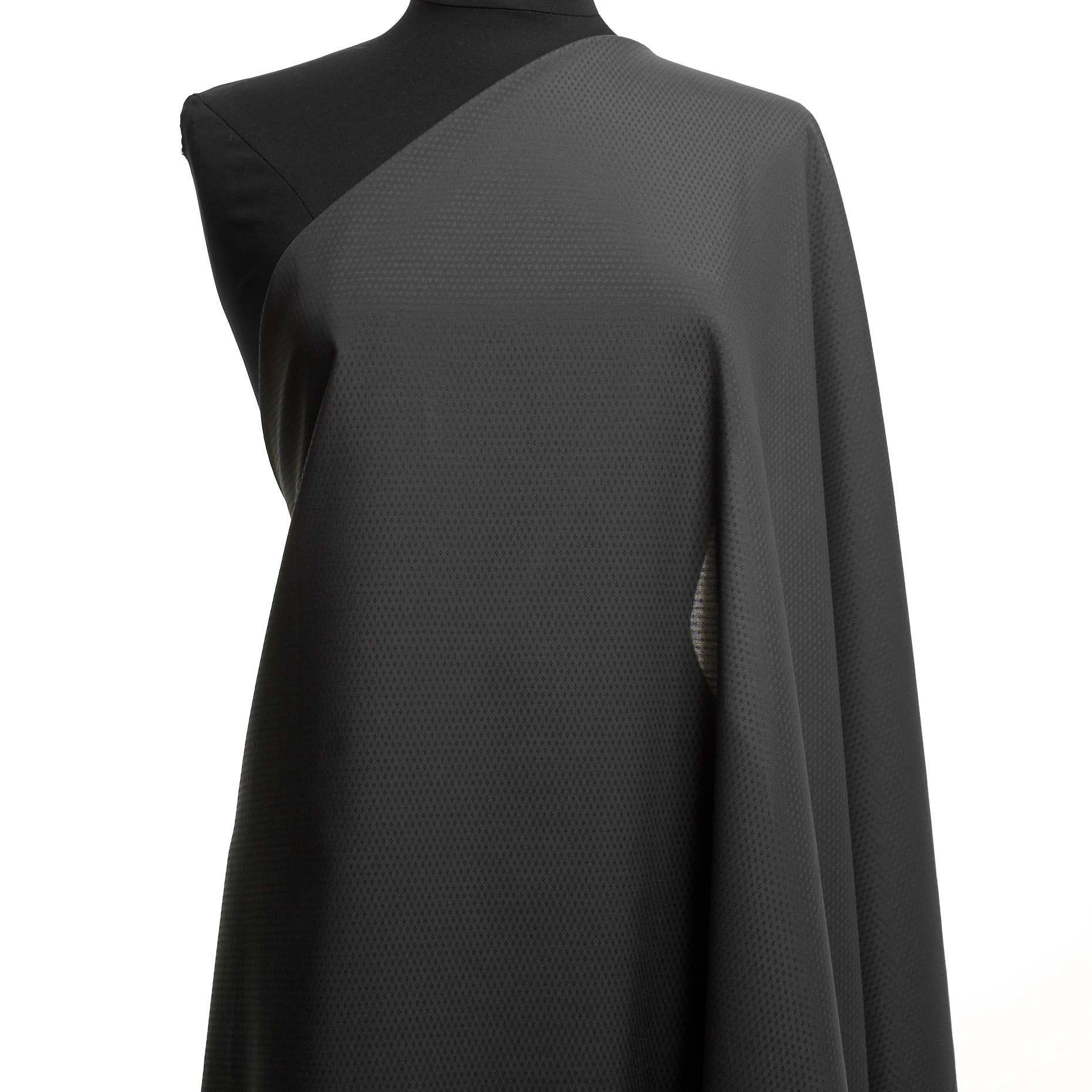 Lining, Cotton Blend, Micro Design, Blackened Pearl