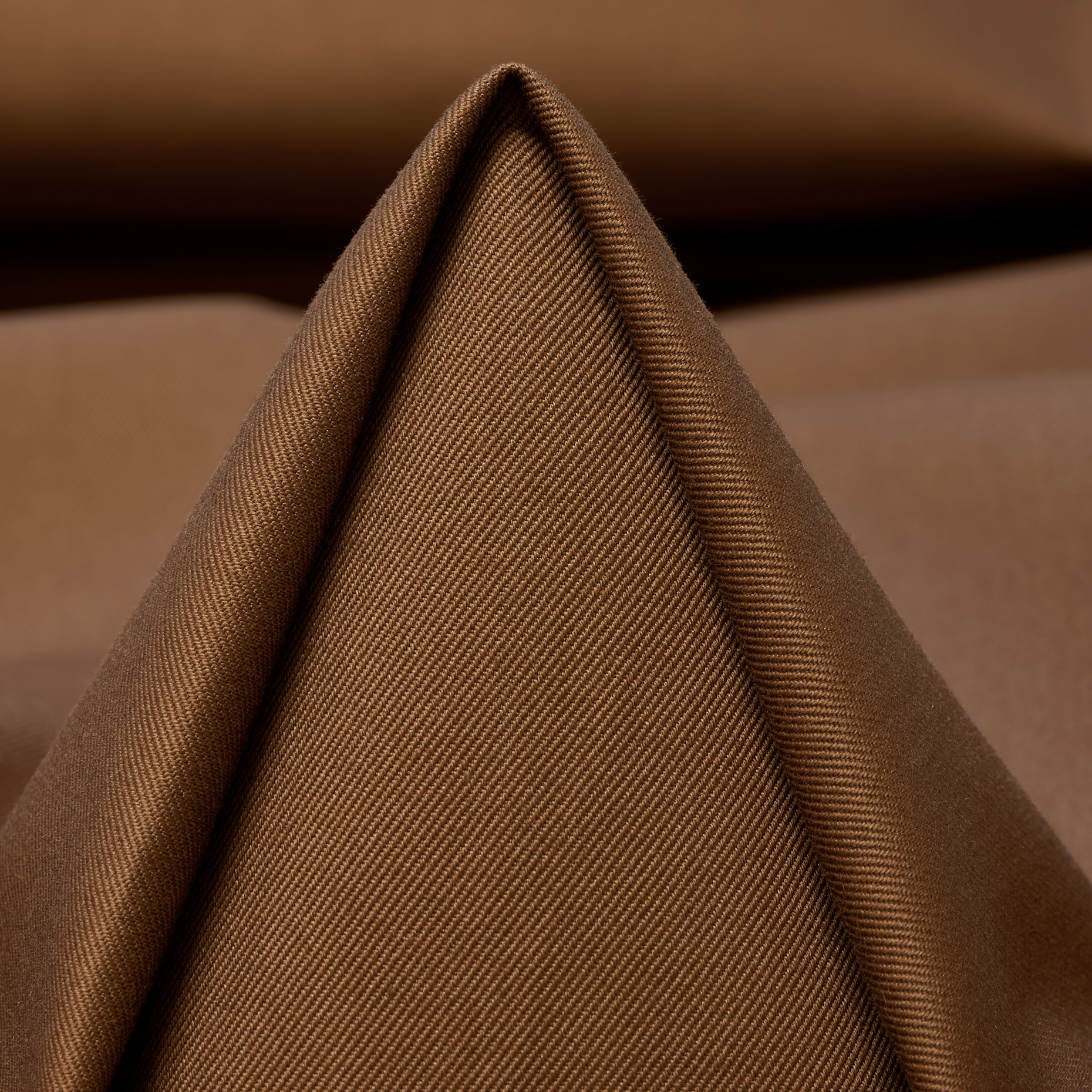 Twill, Baumwolle, Toffee