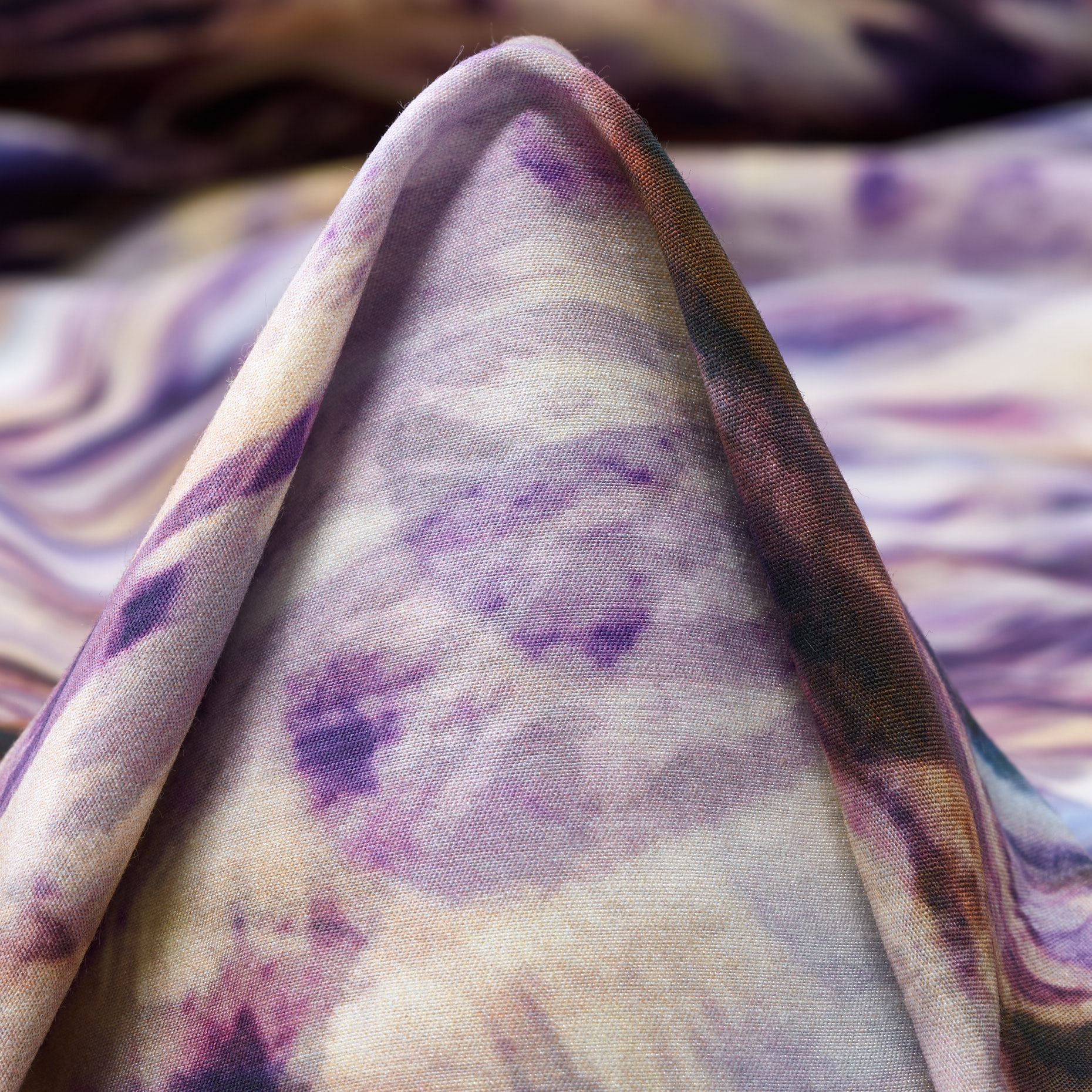LIGHT COTTON, PRINTED, LAVENDER