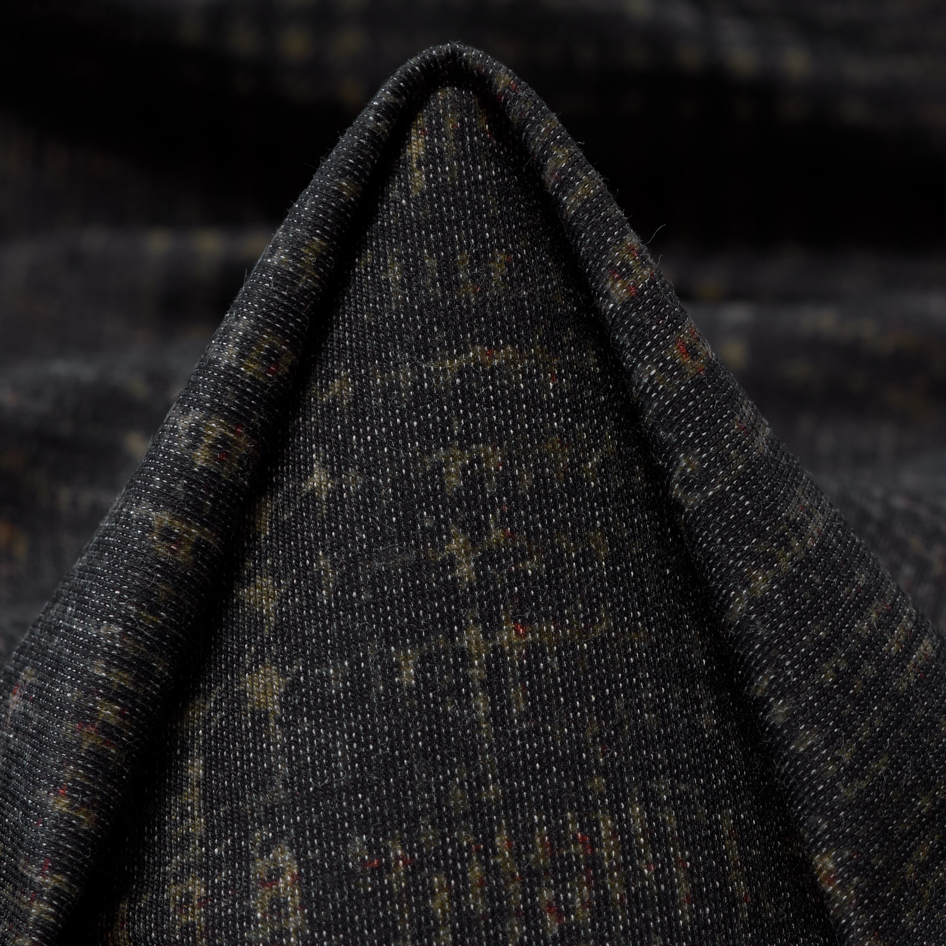 Jersey, Misto Cotone, Stampato, Covert Green