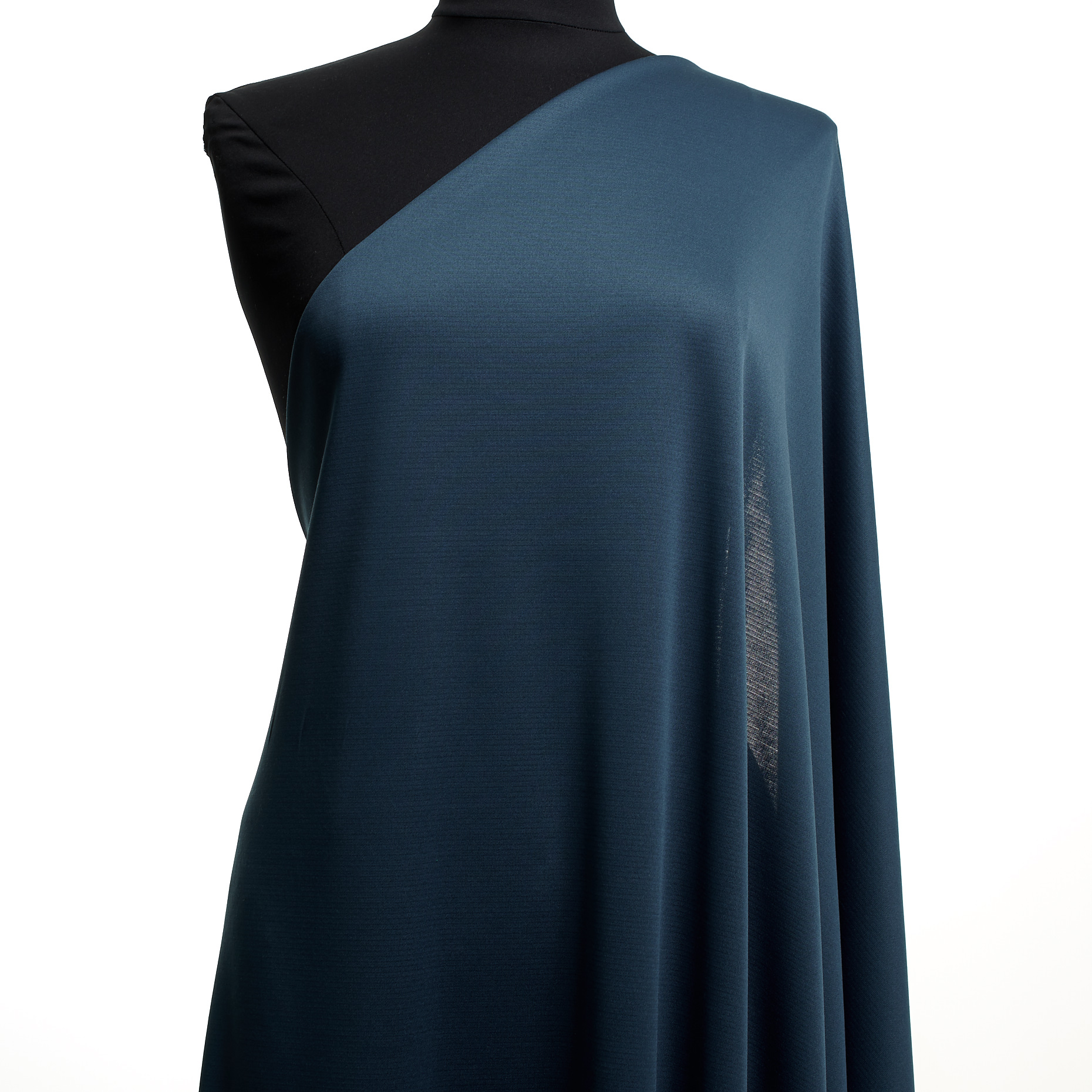 Jersey, Wool Blend, Blue Steel