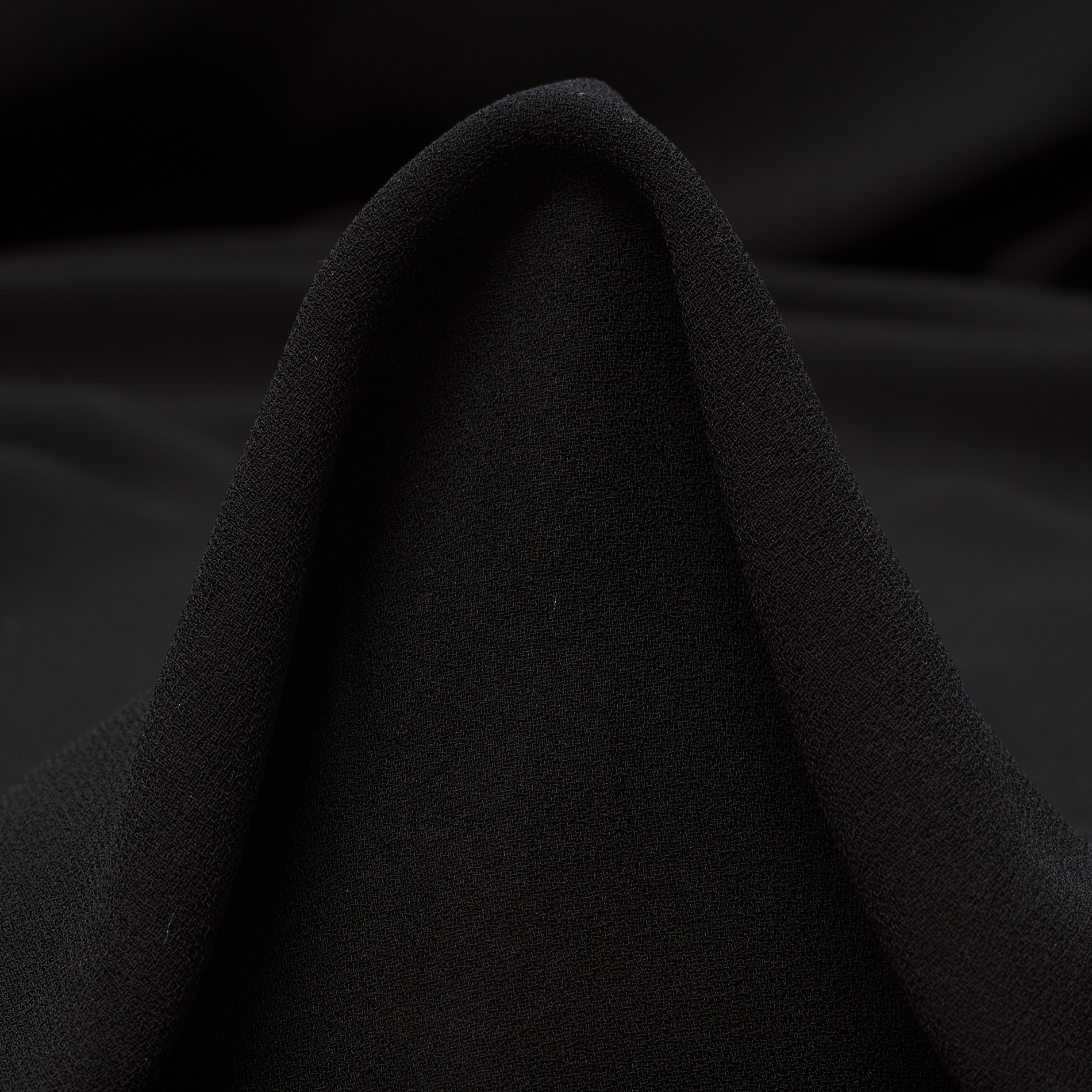 CRÊPE, CADY, JET BLACK (F000034602)