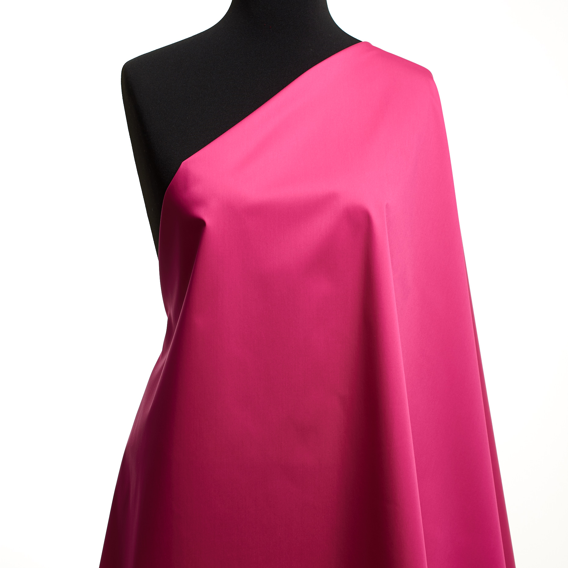 Satin, Cotton, Elastic, Raspberry Sorbet