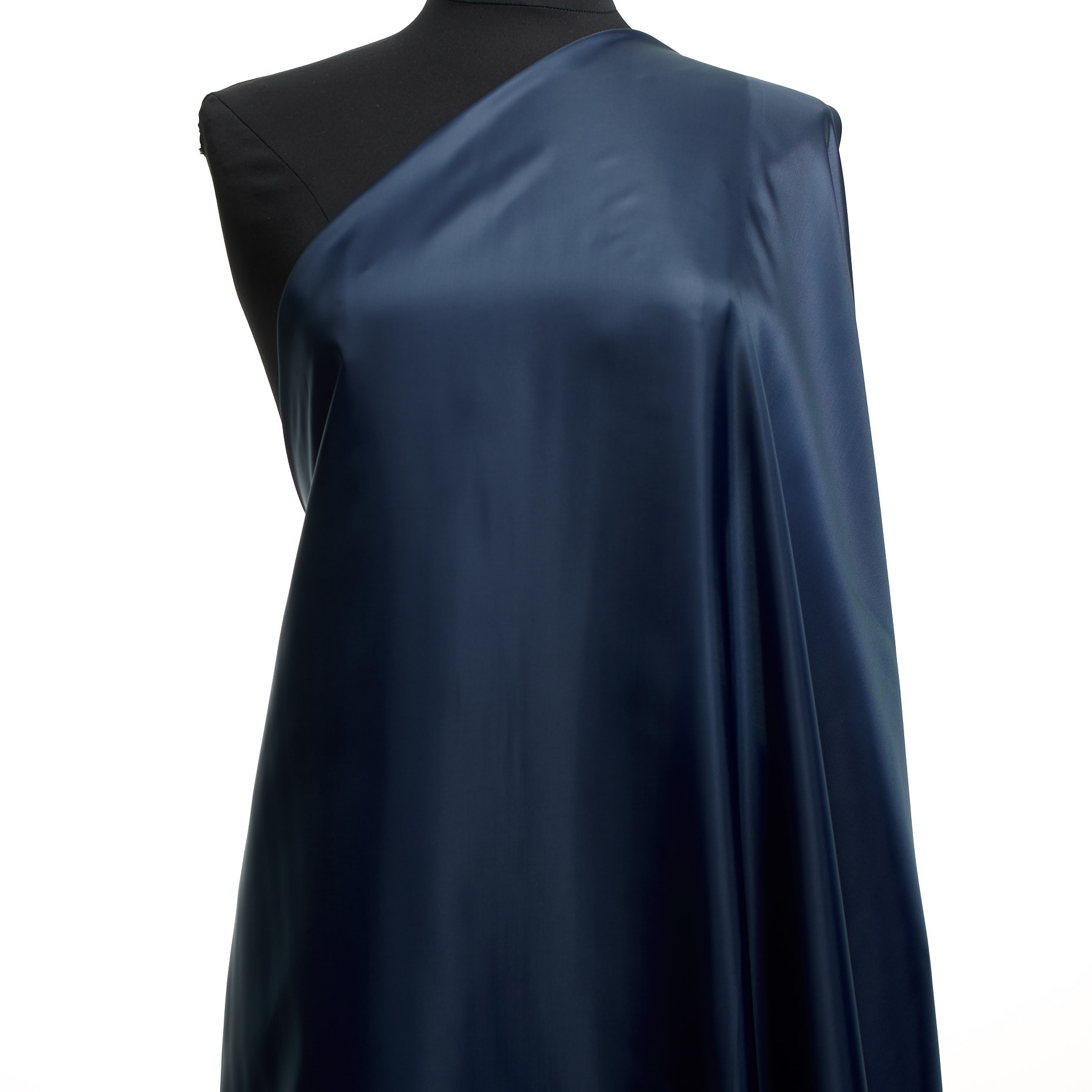 Cupro, Lining, Azure Blue