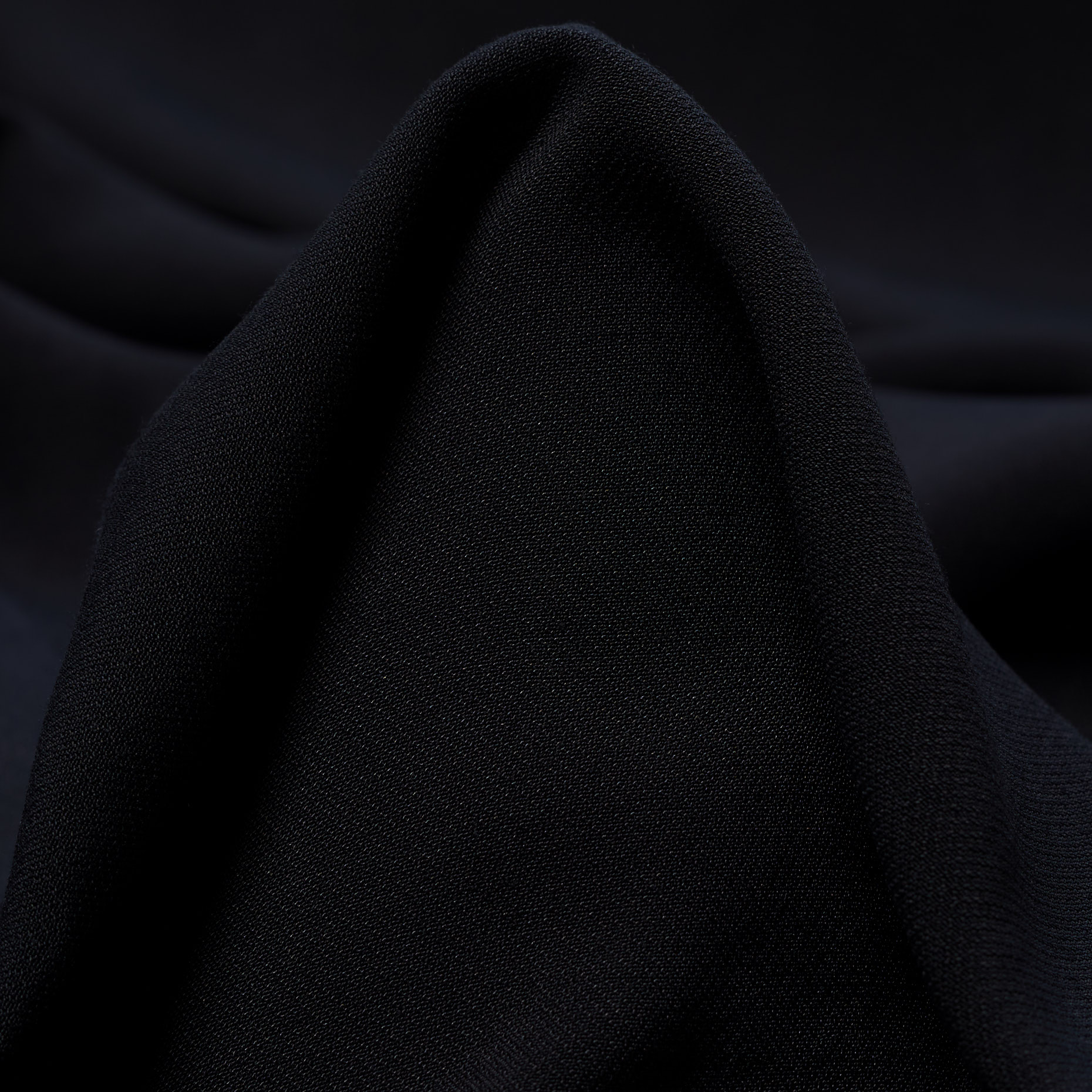PIQUÉ, VISCOSE, RAVEN BLACK