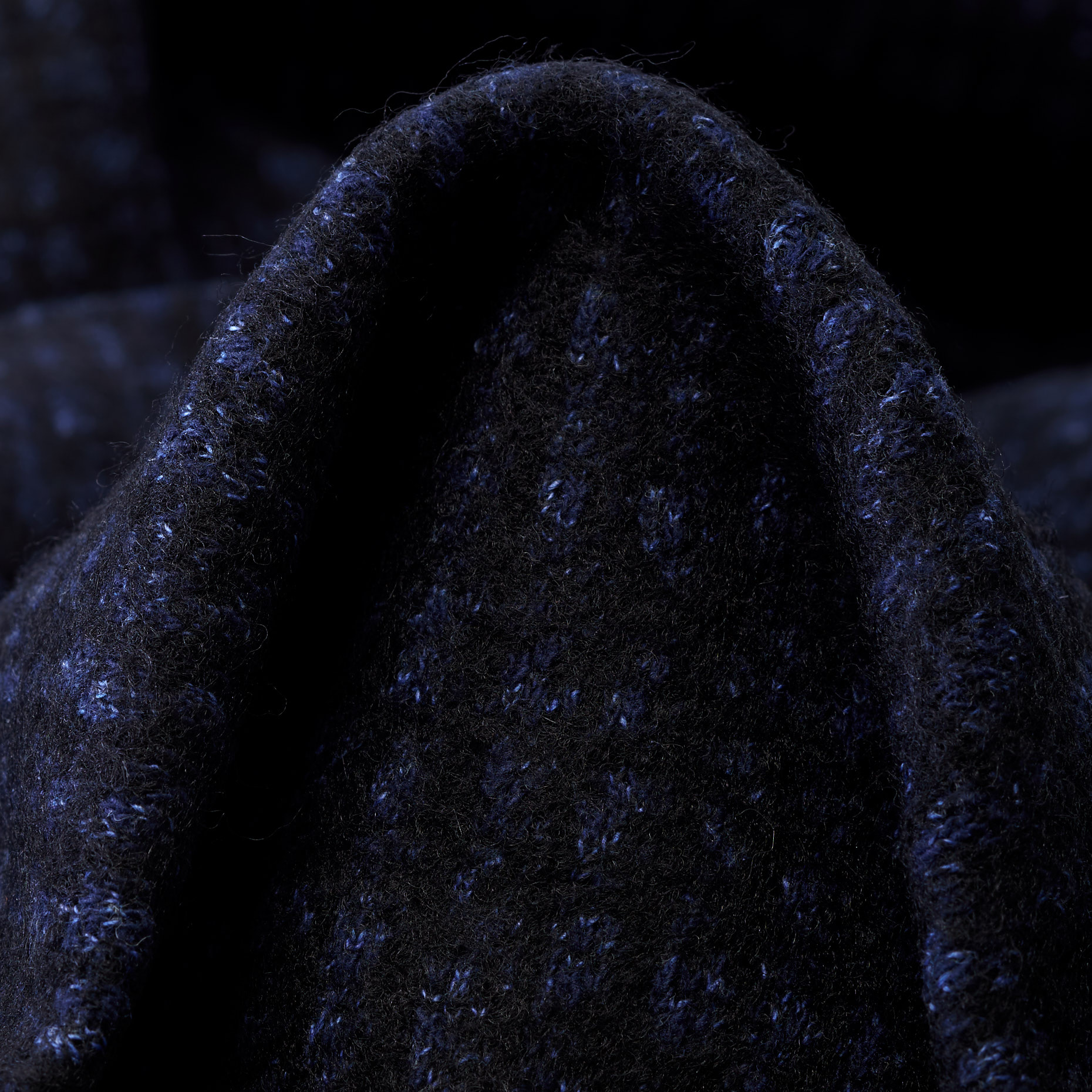 Jersey, Cotone, Misto Lana, Raven Black&Parisian Night (F000036606)