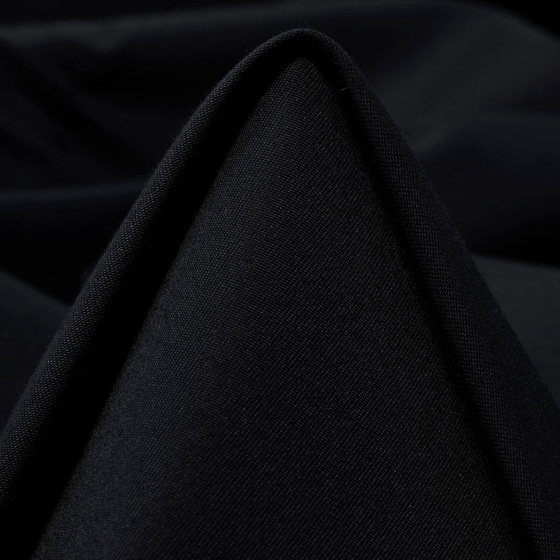 TECHNO STRETCH, COTTON BLEND, JET BLACK (F000036019)