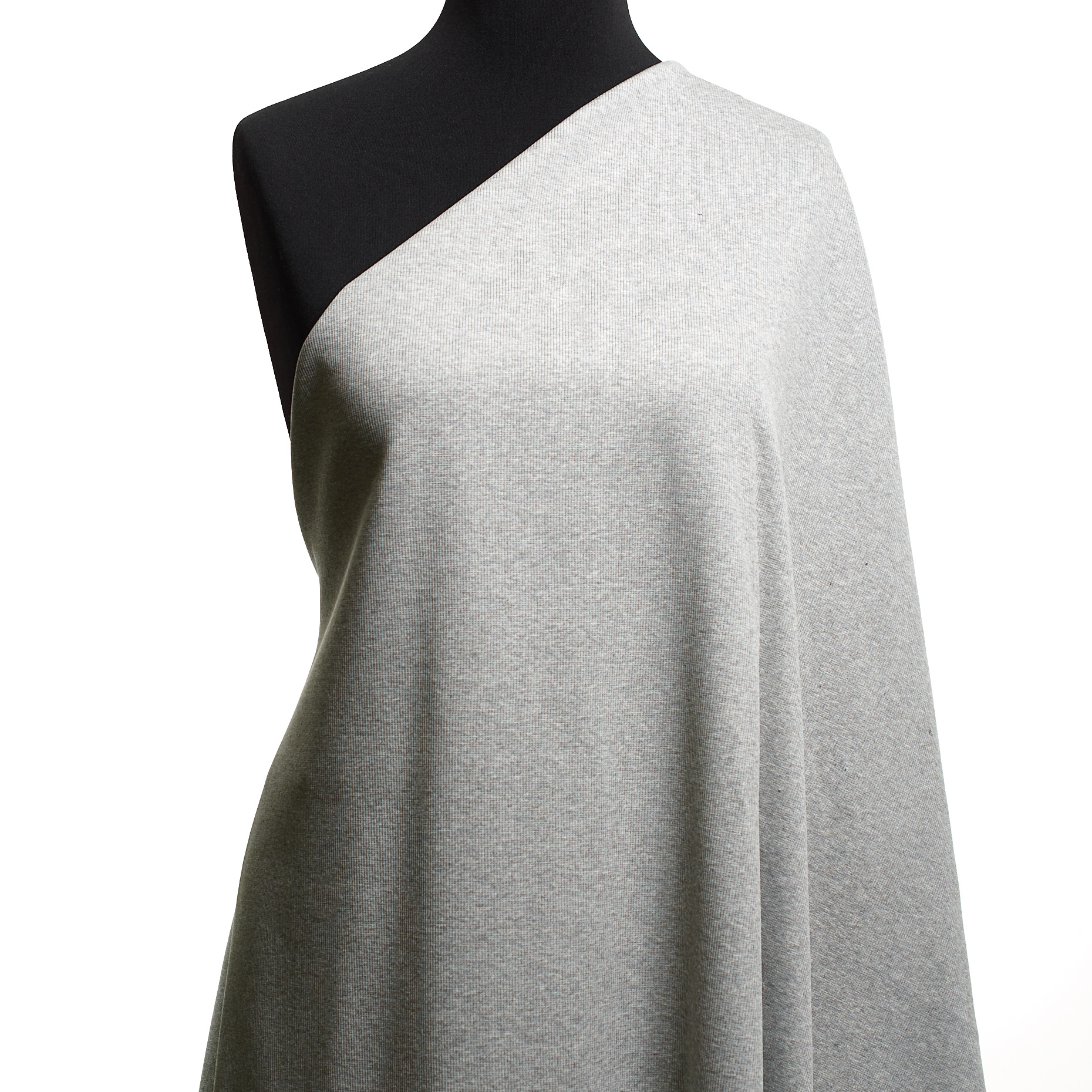 Prążkowany jersey, Bawełna, Stretch, Lunar Rock