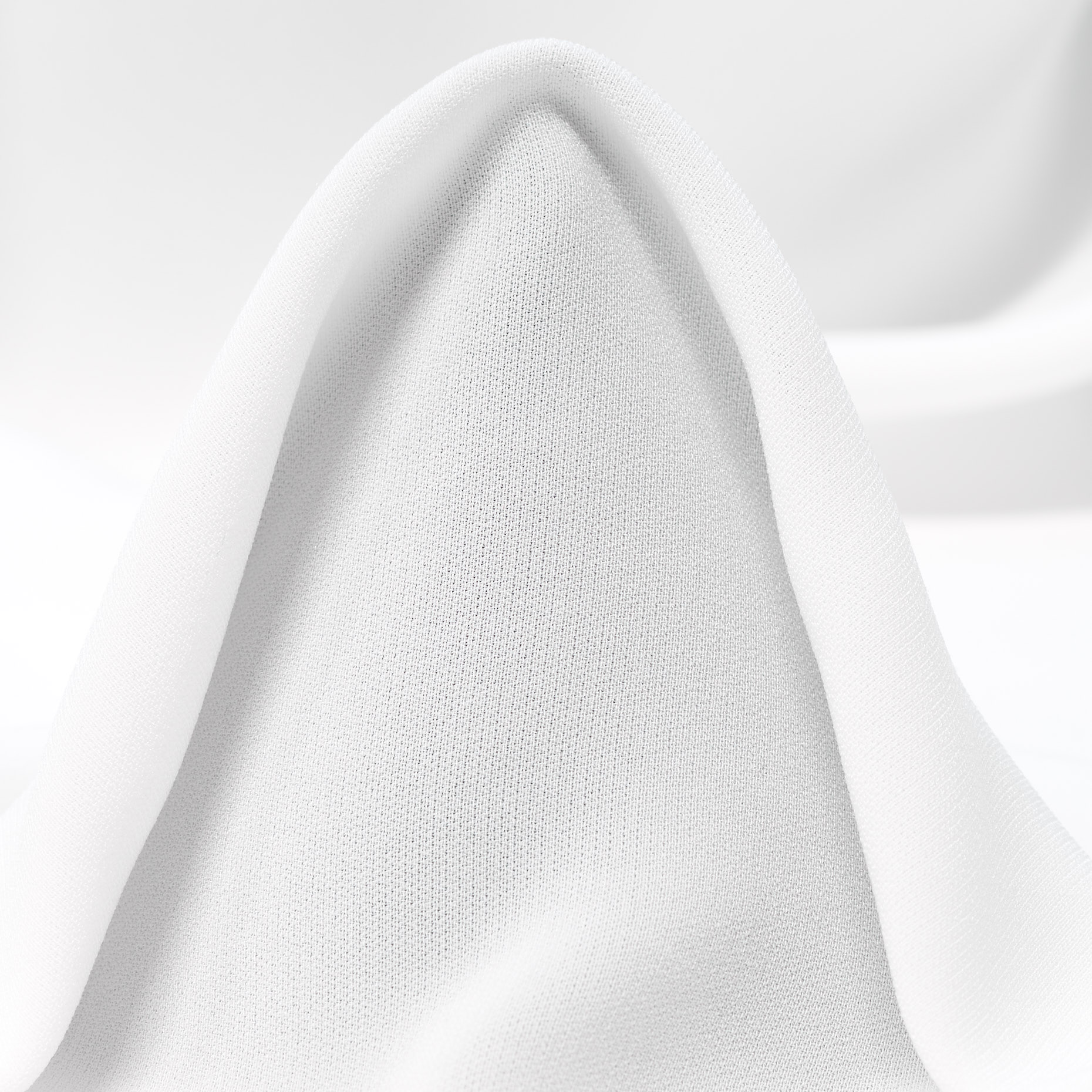 Krepa, Satyna, Triacetat, Brilliant White