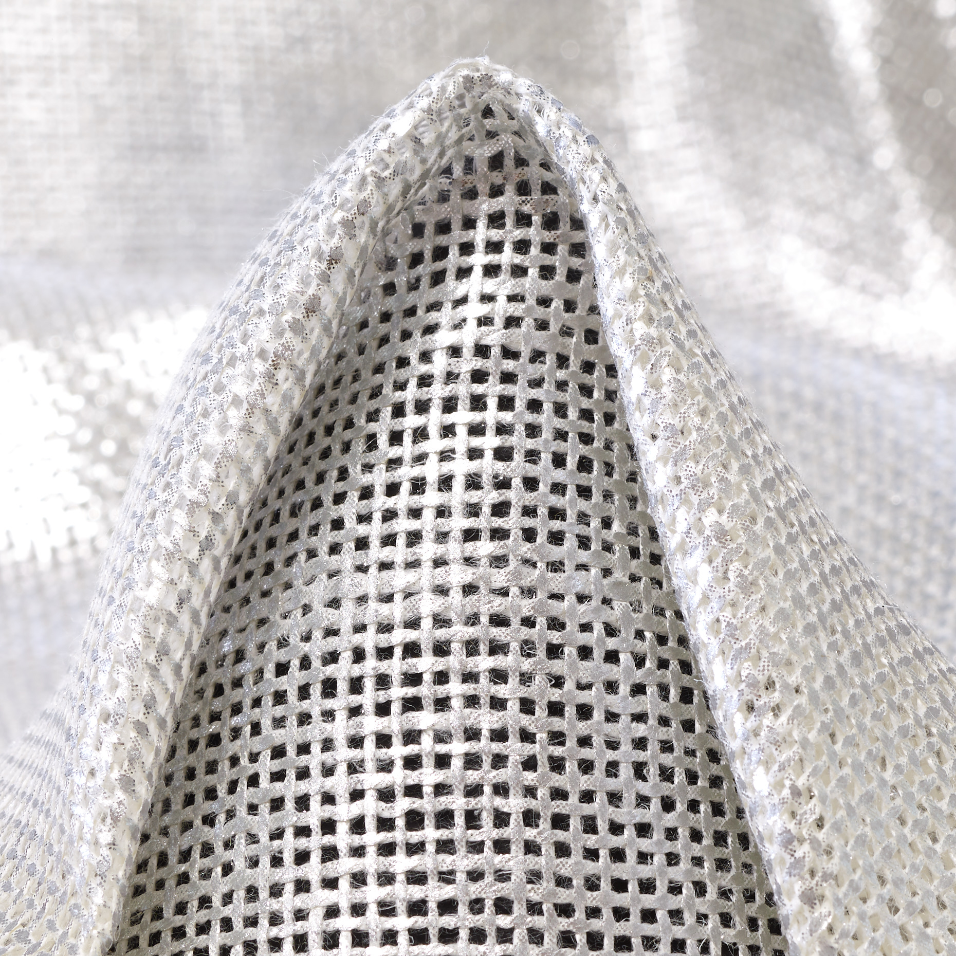 Lino, Stampato, Silver (F000053859)