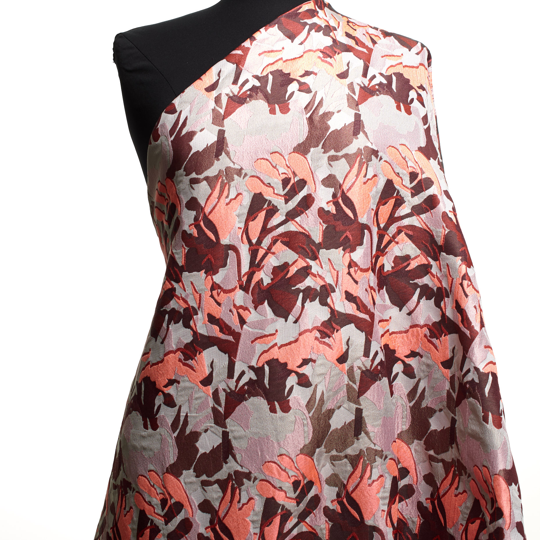 Jacquard, Apricot Blush&Vintage Rose