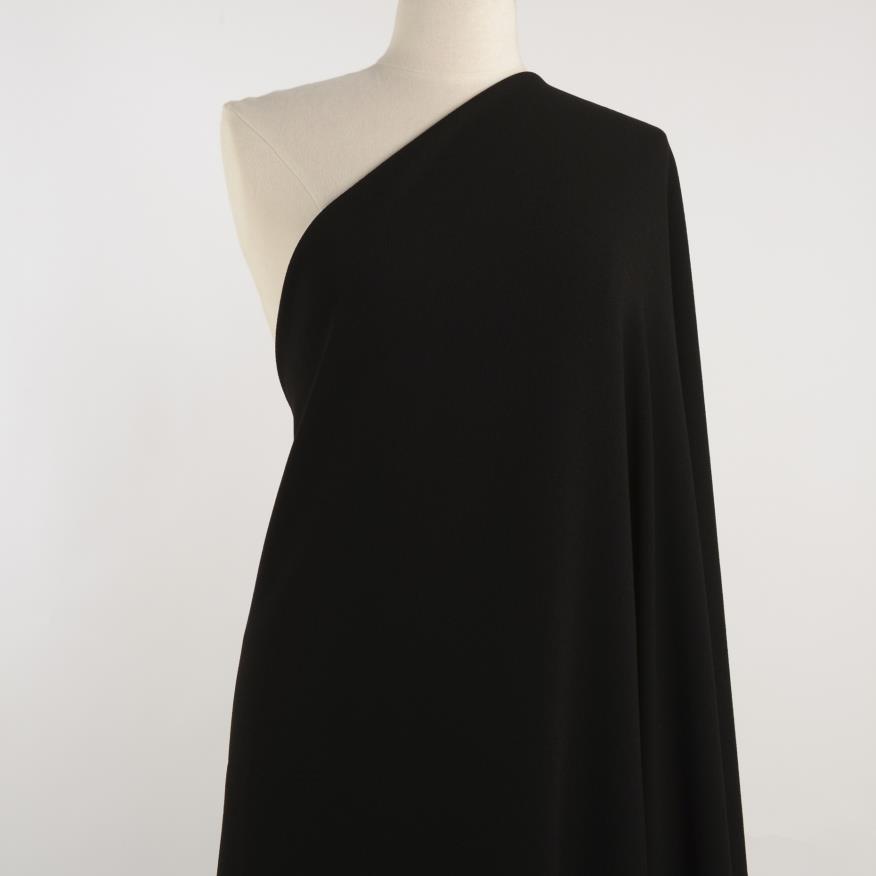 Crêpe, Triacetat, Raven Black