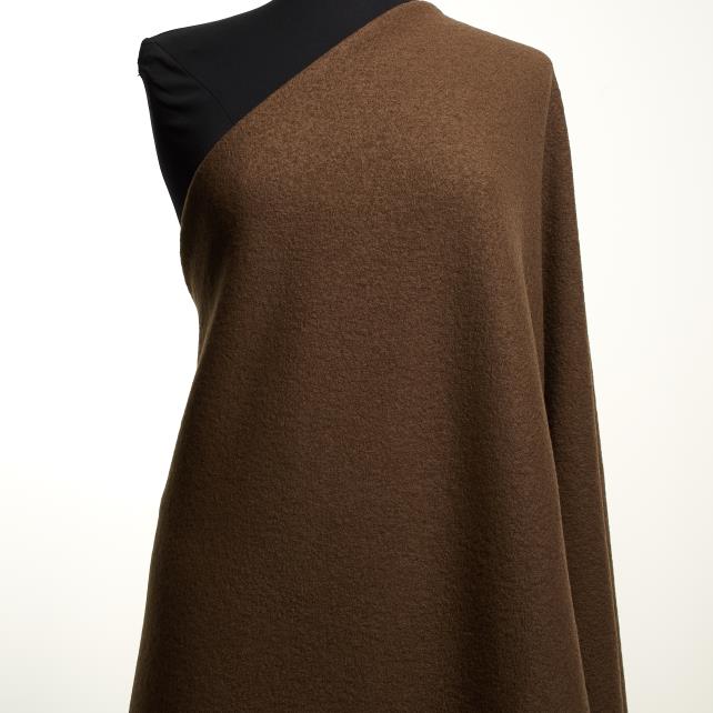 Bouclé, Jersey, Schurwolle, Cocoa Brown