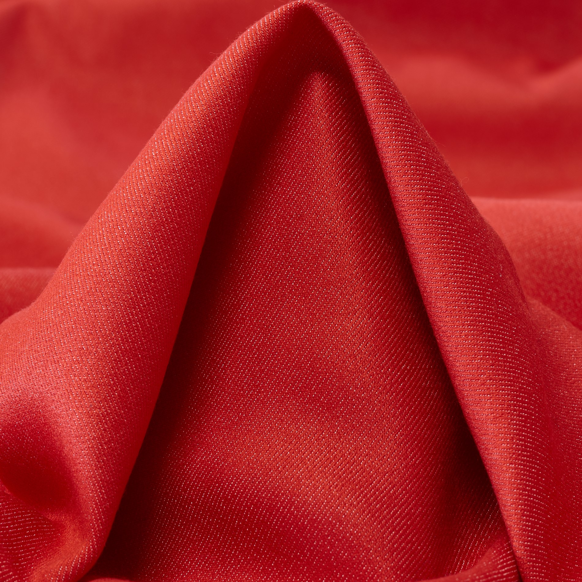 DOUBLE, VISCOSE, ELASTIC, FIERY RED&BRILLIANT WHITE