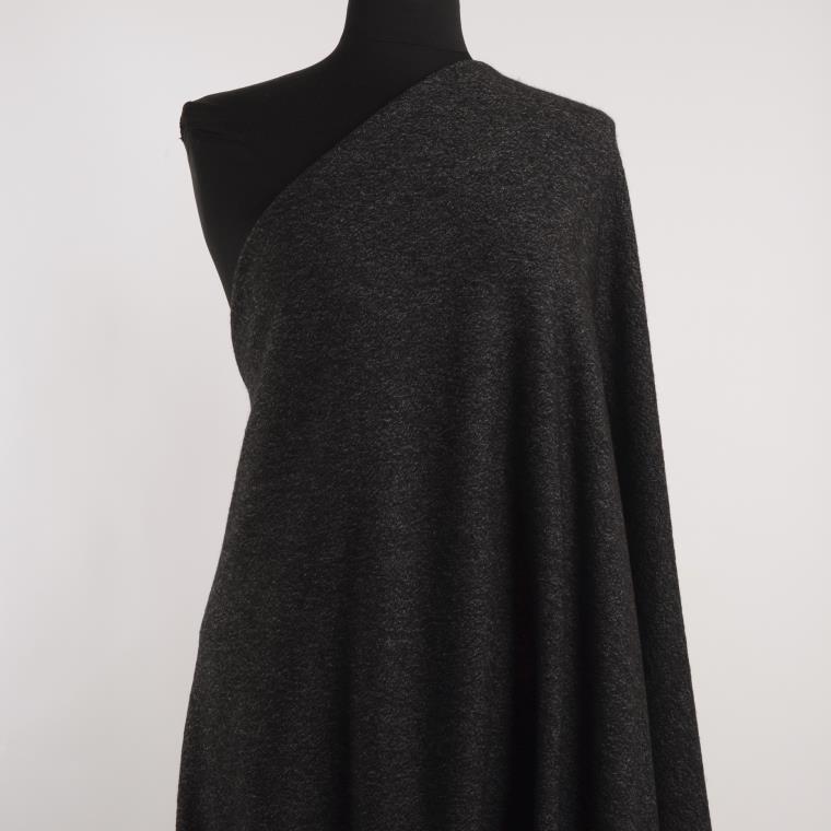 JERSEY, WOOL, MELANGE, CAVIAR