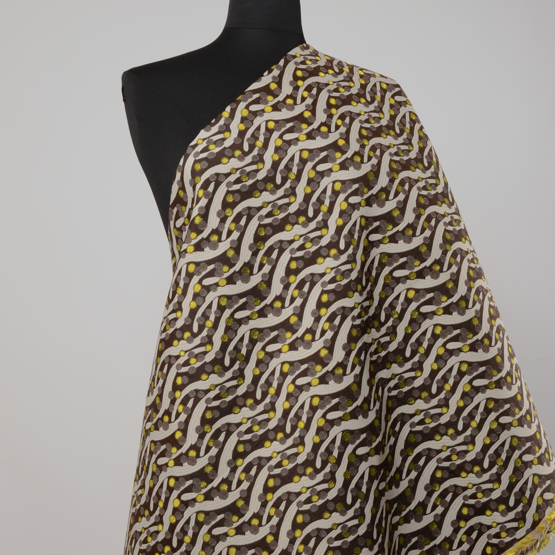JACQUARD, LUREX, LEMON DROP&CHOCOLATE
