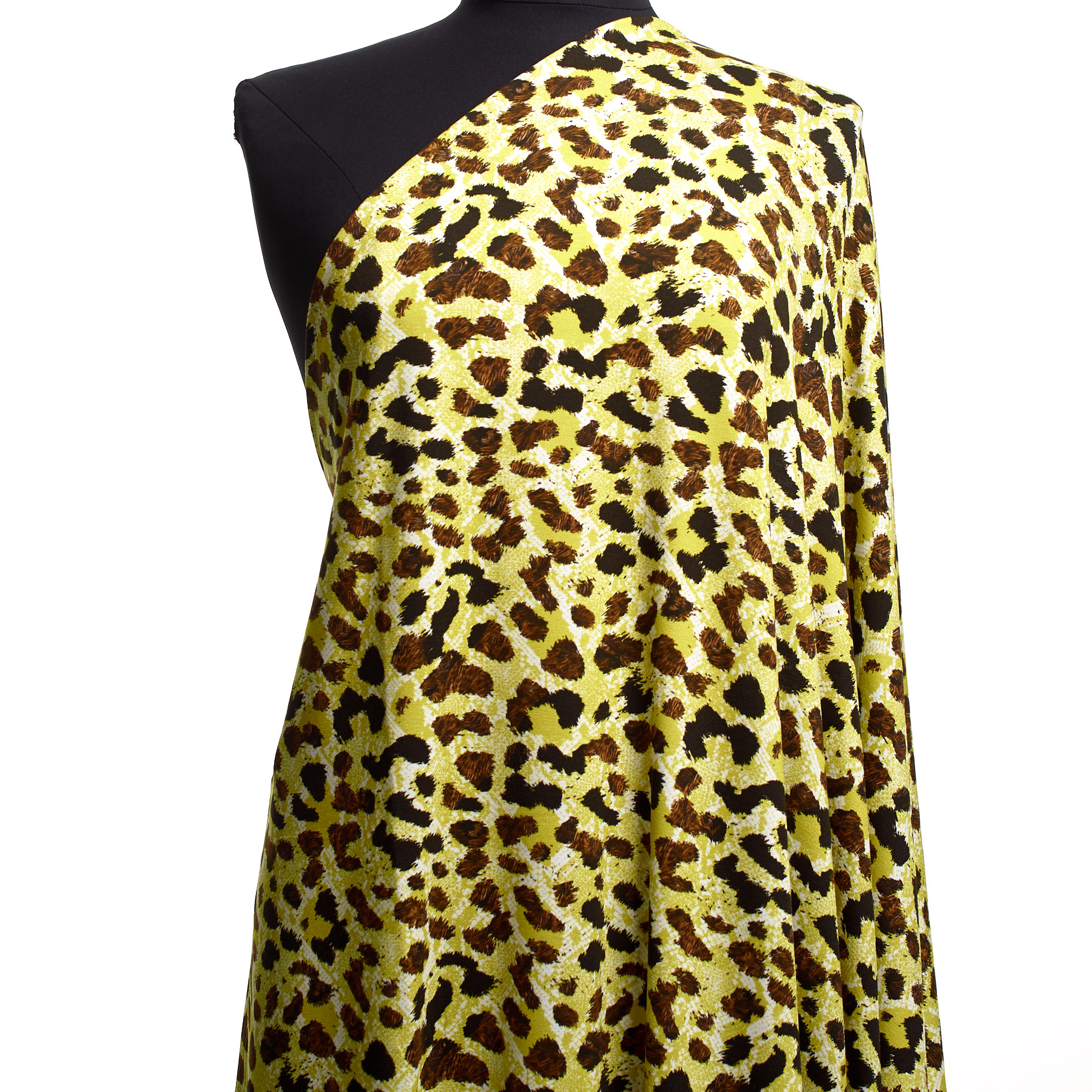 TECHNO JERSEY, PRINTED, HIGH ELASTICITY, ACACIA