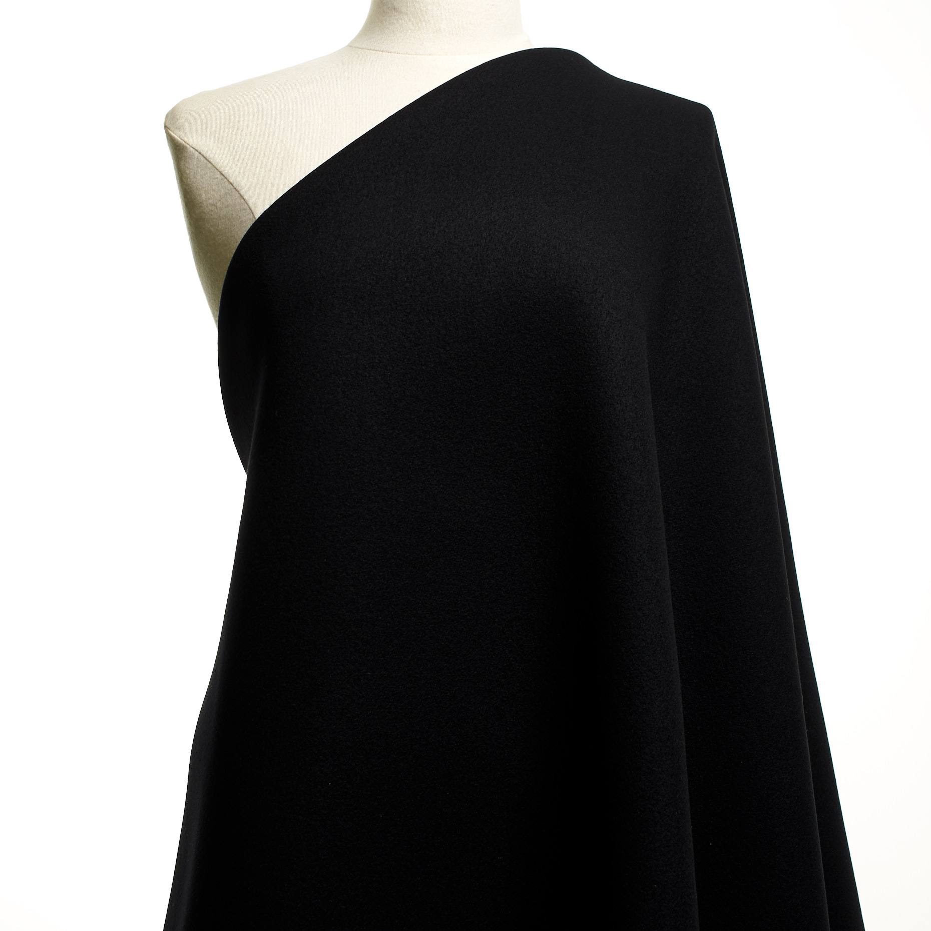 DOUBLE, CASHMERE, RAVEN BLACK